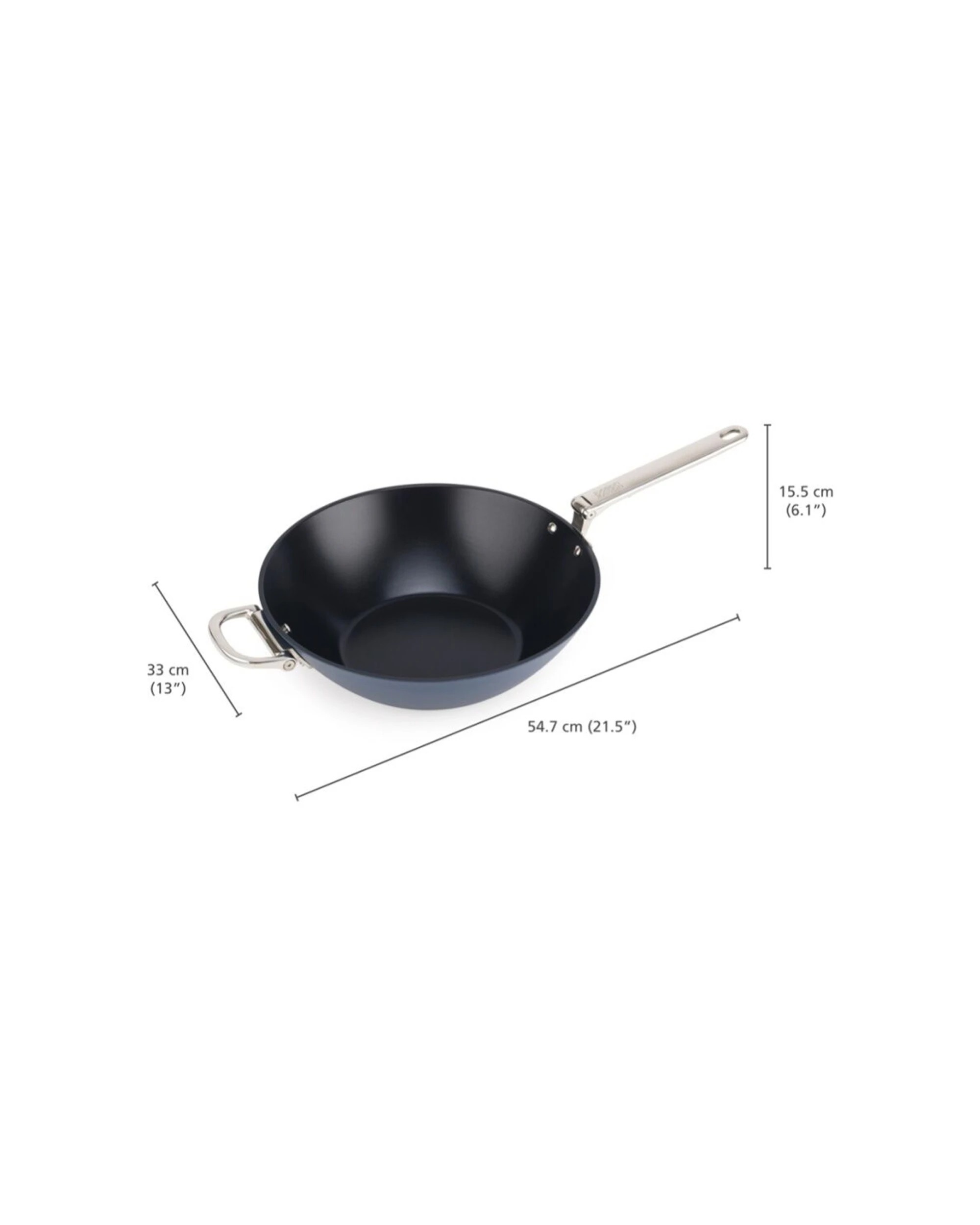 7 Joseph Joseph Space Non Stick Induction 32cm Wok With Glass Lid, 7 of 7