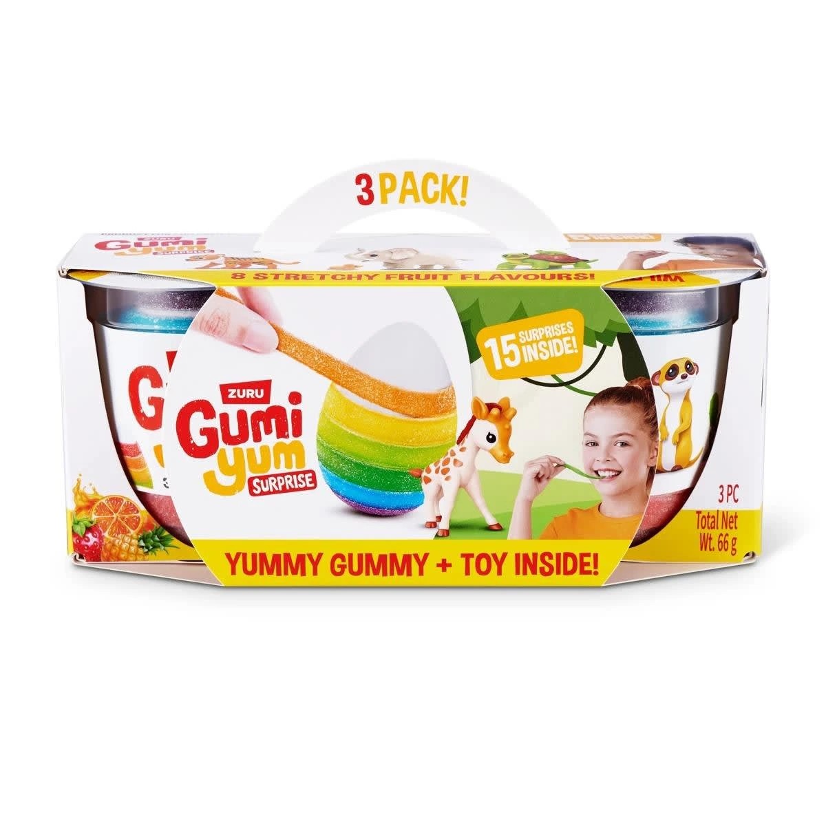 1 3 Pack Zuru Gumi Yum Surprise 66g, 1 of 8