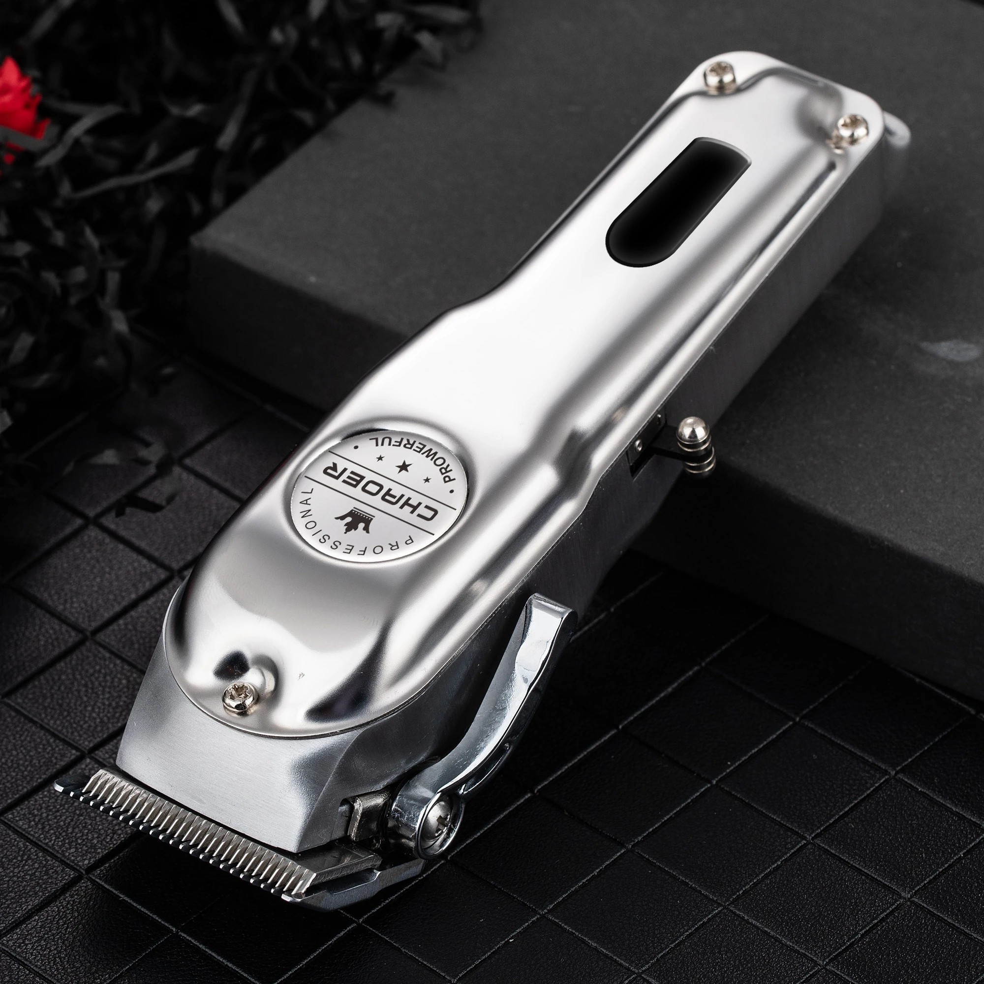 4 TODO Cordless Hair Clipper Beard Trimmer 3.7V 2000mAh Stainless Steel Blade USB Charge, 4 of 5