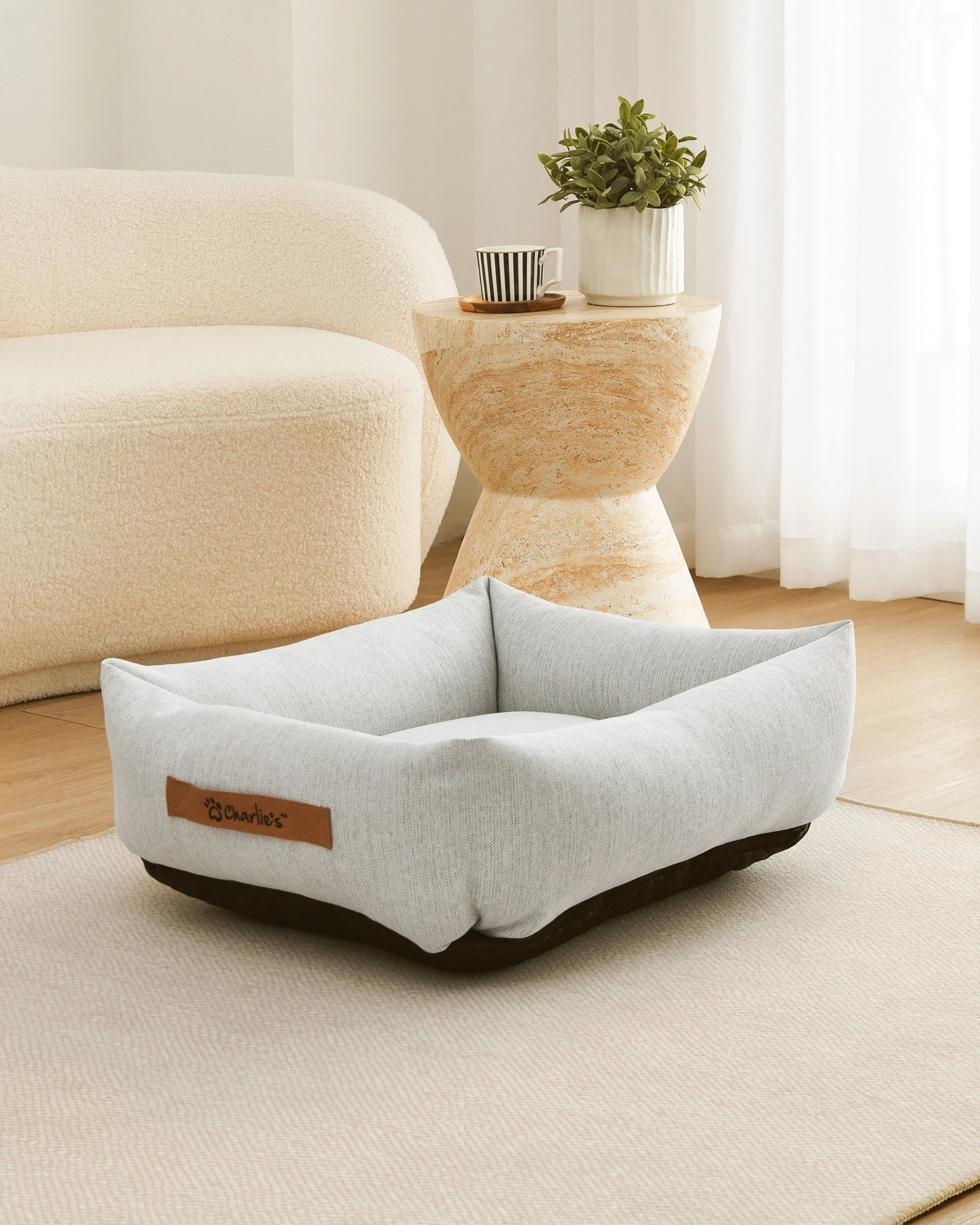 9 Charlie's Brooksy Woven Dog Bed Small - Natural, 9 of 10