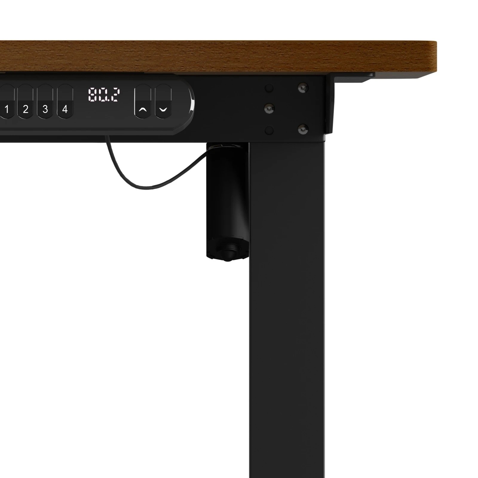 3 Oikiture Electric Standing Desk Single Motor 140cm Tabletop
 - Multi, 3 of 4