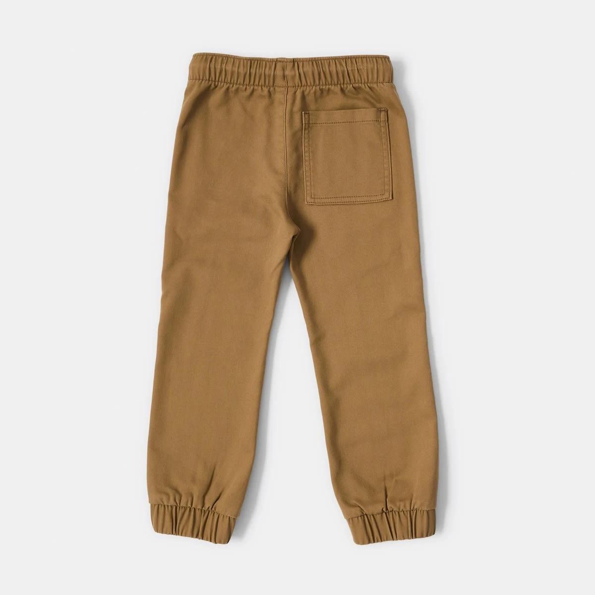 8 Pull-On Knit Joggers FOXTROT BROWN, 8 of 8