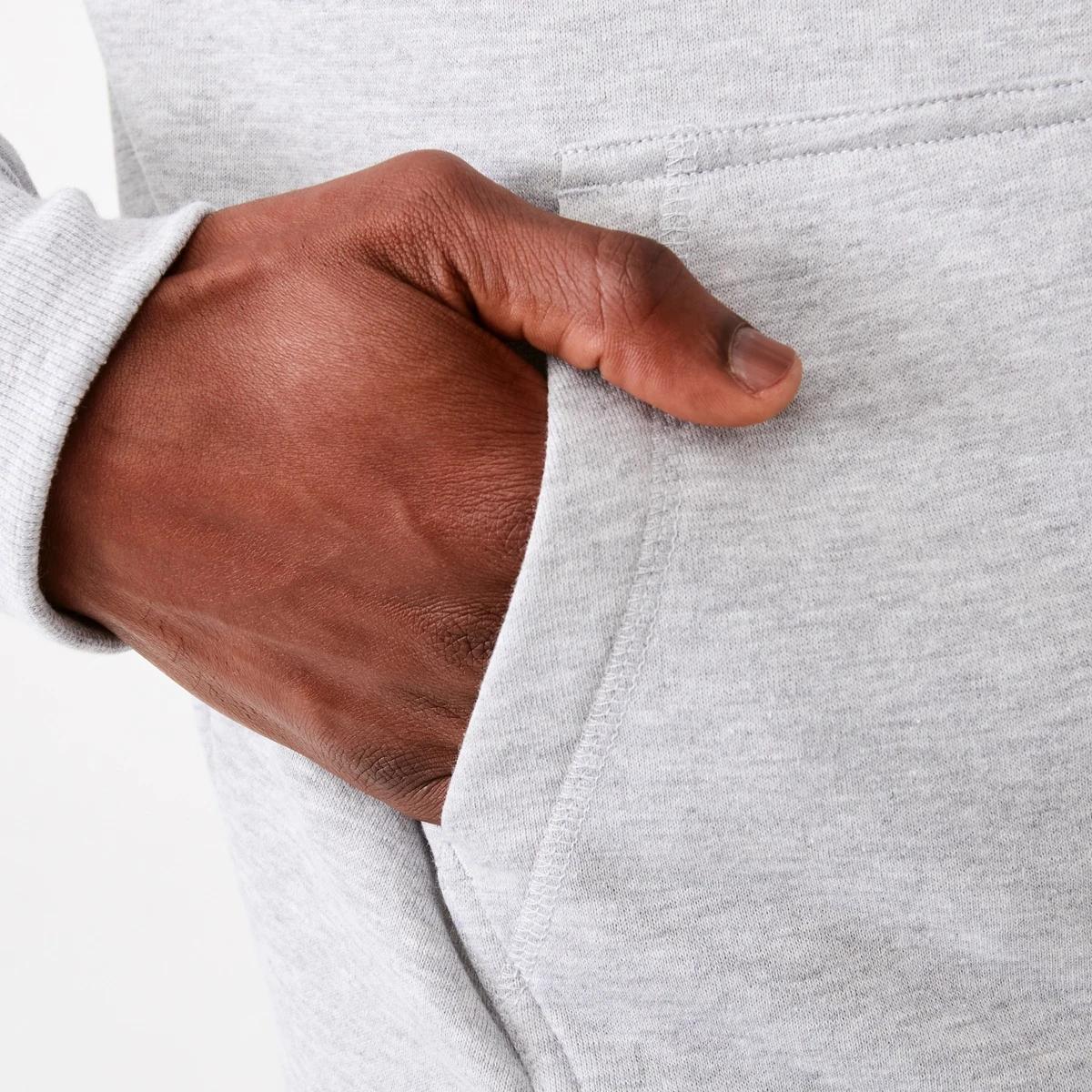 6 Everlast Mens Classic Sport Hoodie Grey Marl, 6 of 7