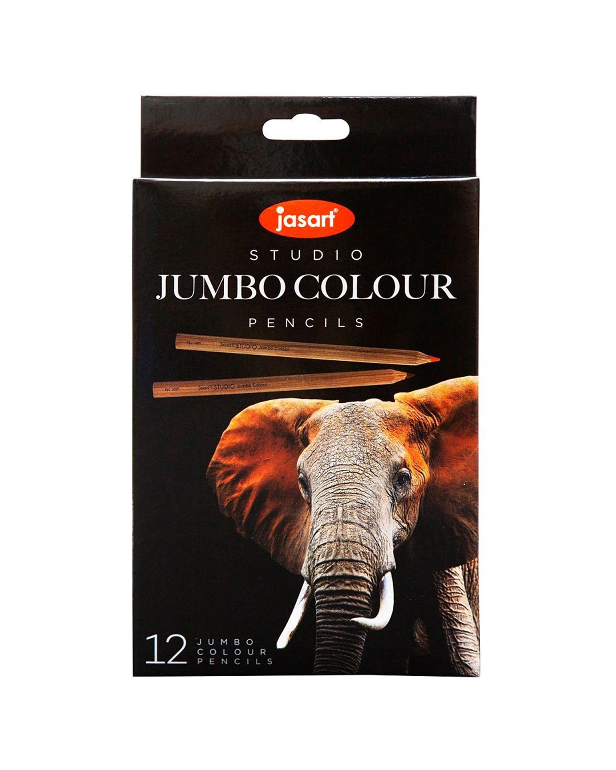 2 Jasart 12pc Studio Art Craft Jumbo Colour Pencil Set Vacuum Insulated - Multi, 2 of 2