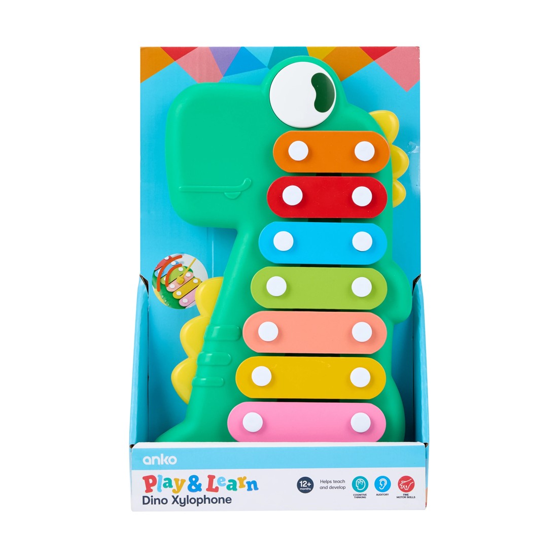 6 Play & Learn Dino Xylophone, 6 of 7