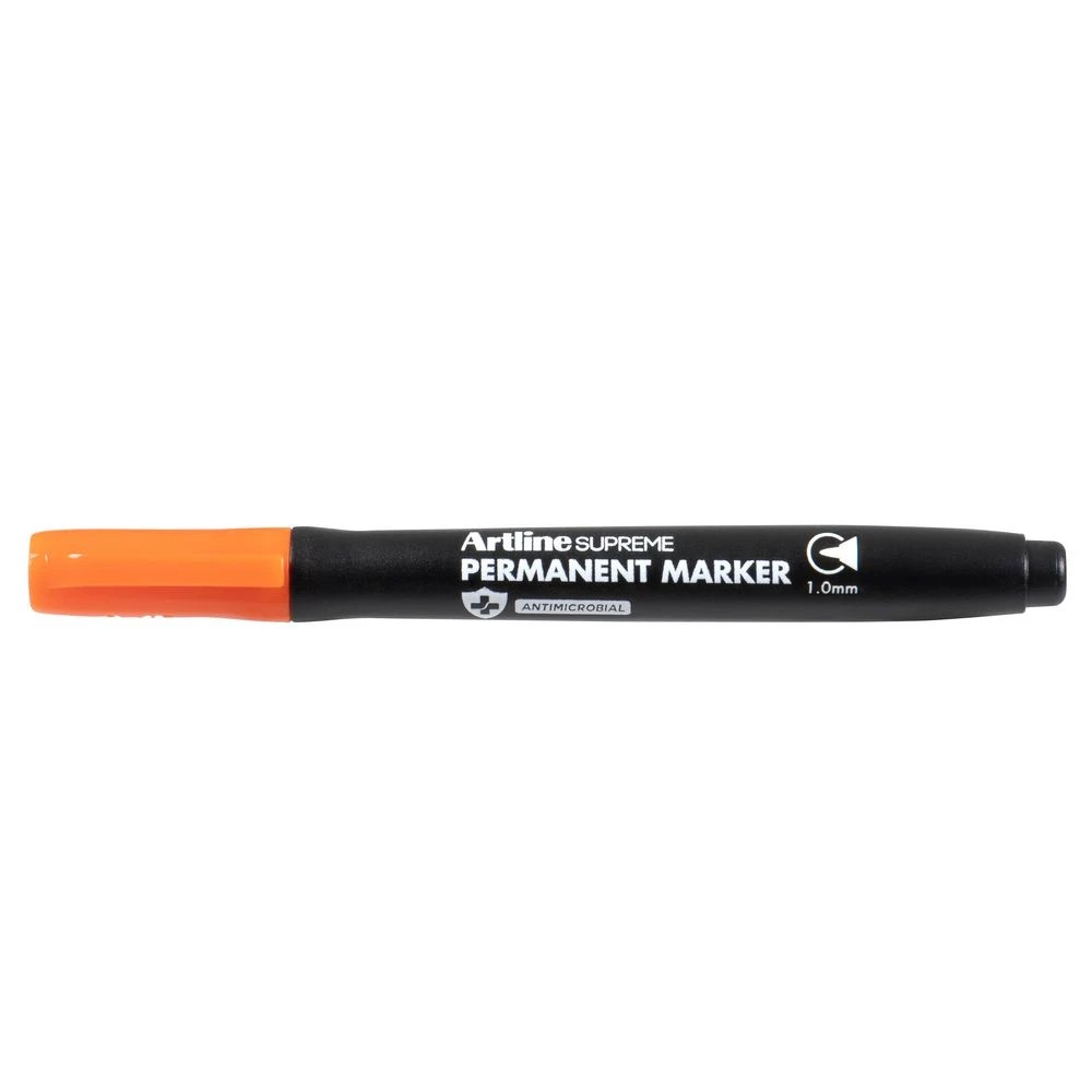2 Artline Supreme Permanent Marker 1.0mm Orange, 2 of 3