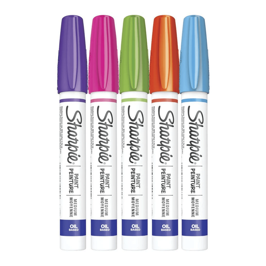 2 Sharpie Oil-Based Bullet Paint Markers Fashion 5 Pack, 2 of 6