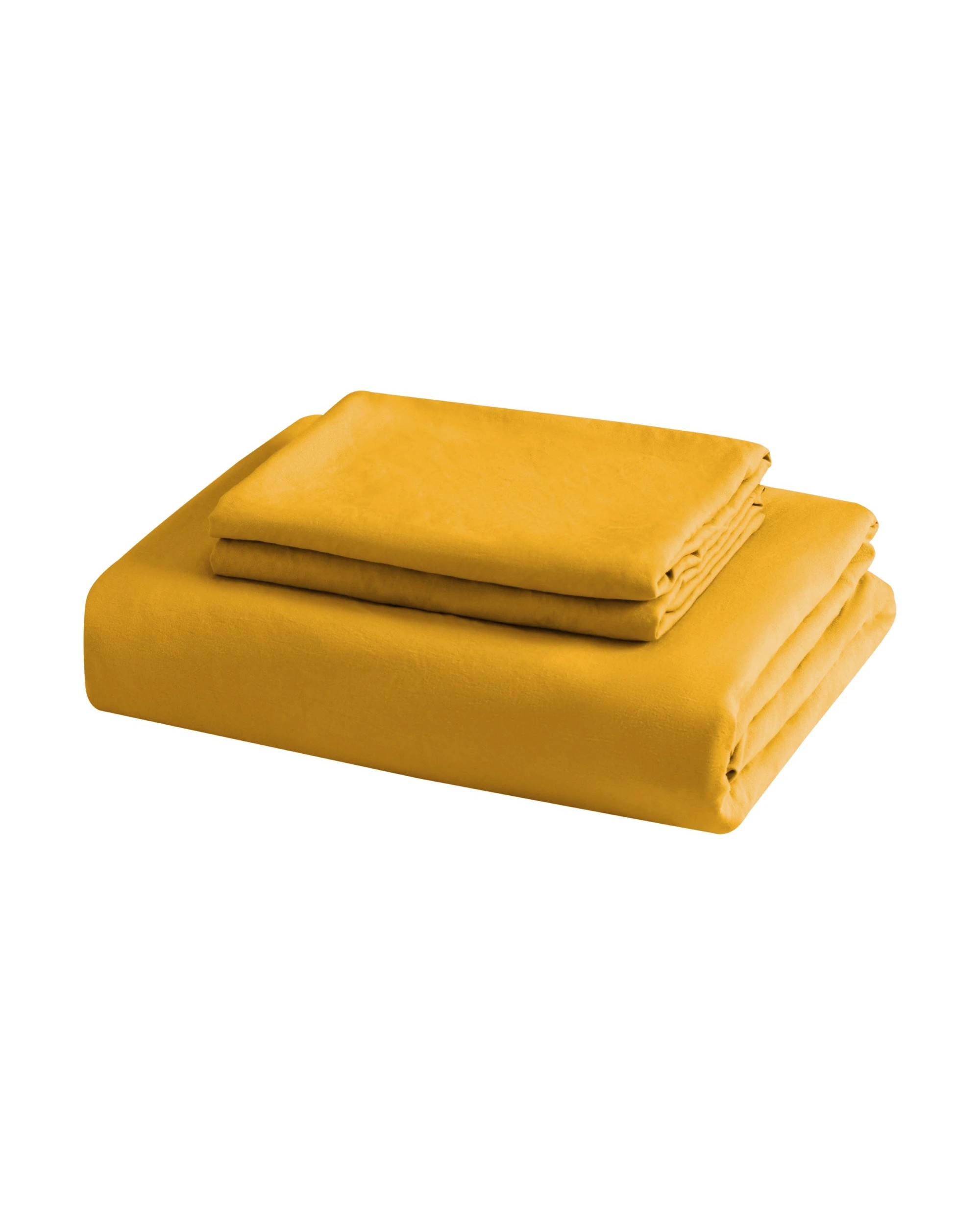 7 Dreamaker Superfine Washed Microfibre Quilt Cover Set - Double Bed - Mustard, 7 of 7