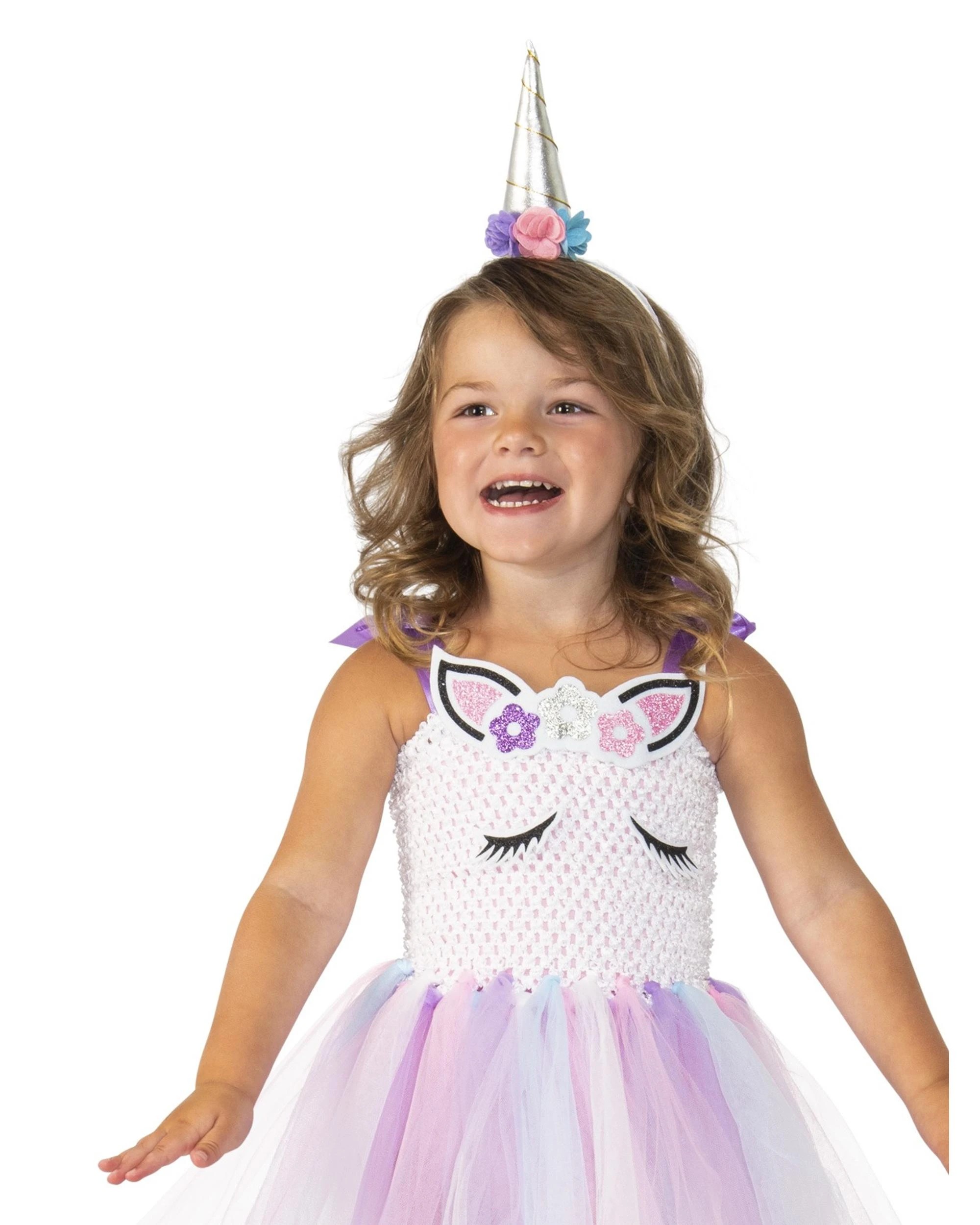 2 Unicorn Tutu Toddler Costume Size 1-2 Years, 2 of 4
