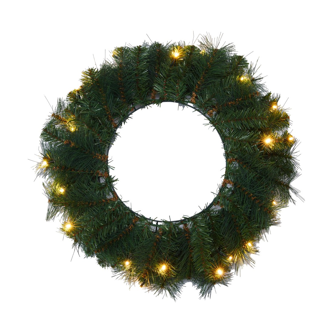 2 Light Up Green Wreath, 2 of 7