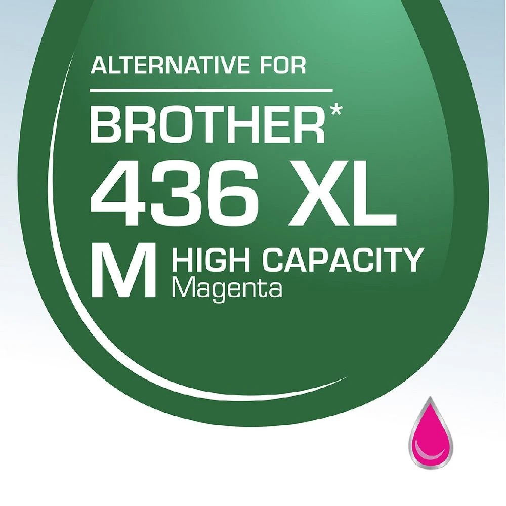 2 Calidad Brother LC436XL Ink Cartridge Magenta, 2 of 7