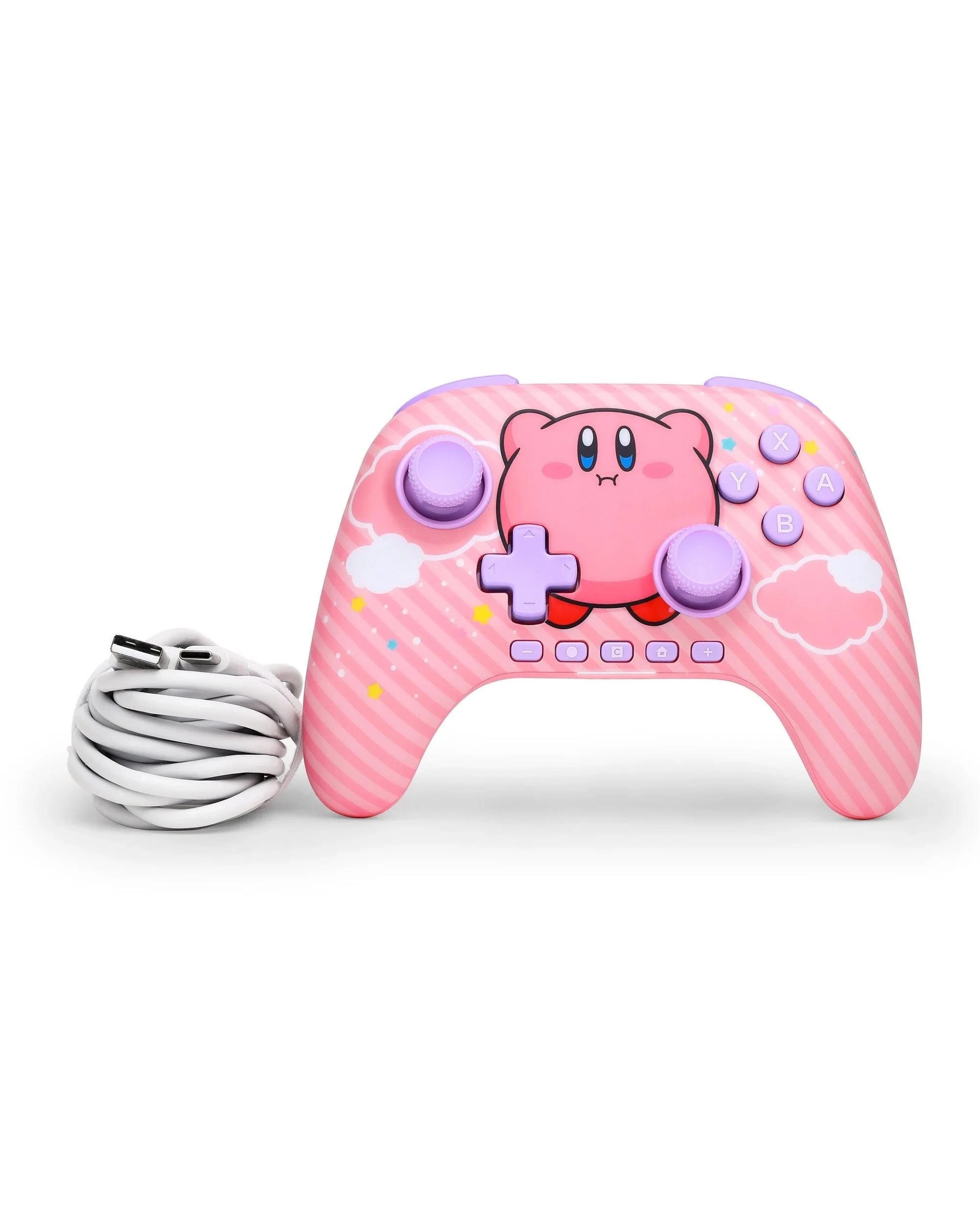 7 PowerA Advantage Wireless Controller for Switch 2 - Kirby Puff - Pink, 7 of 7
