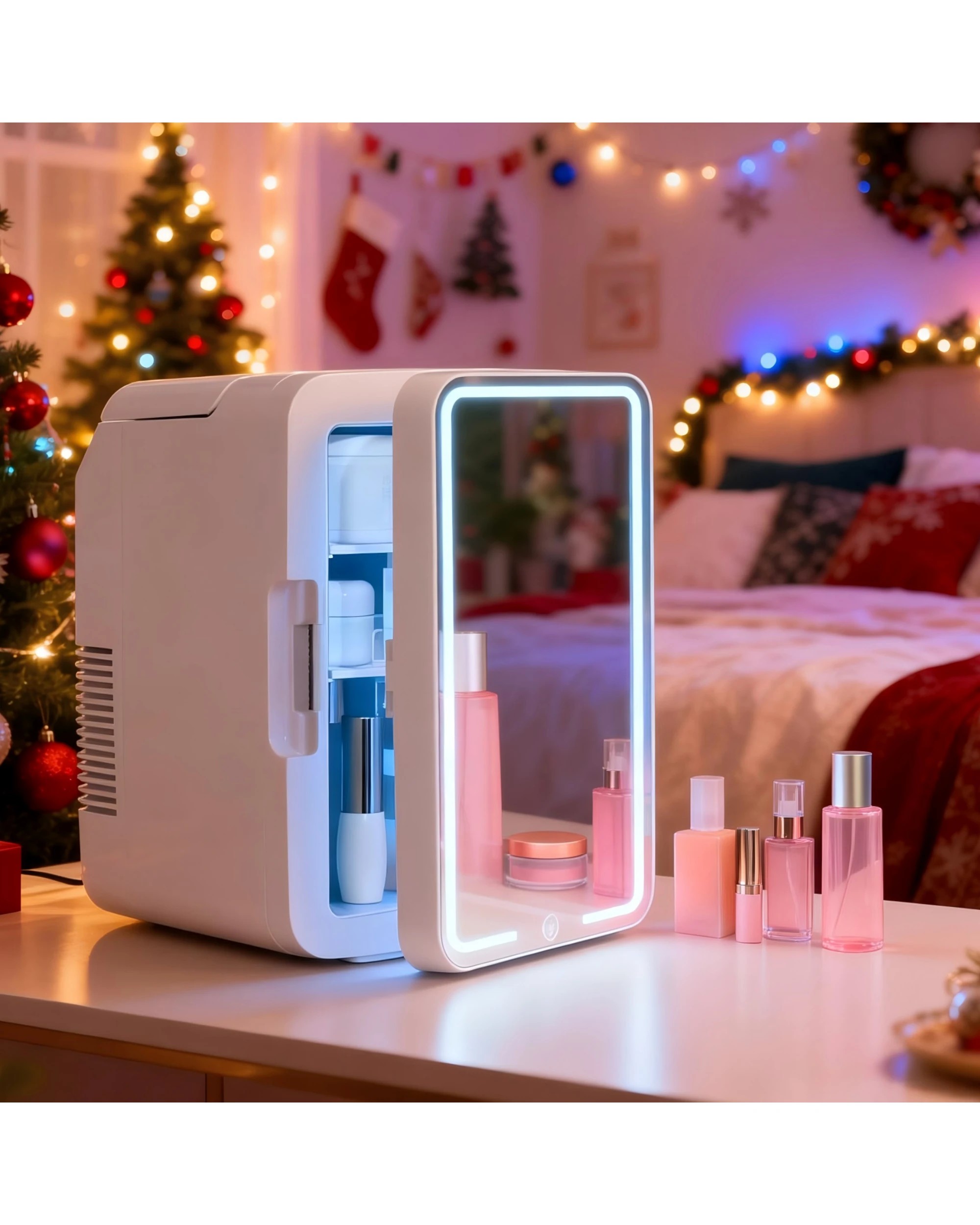 7 Yopower Mini Fridge For Skin Care 12L - White, 7 of 7