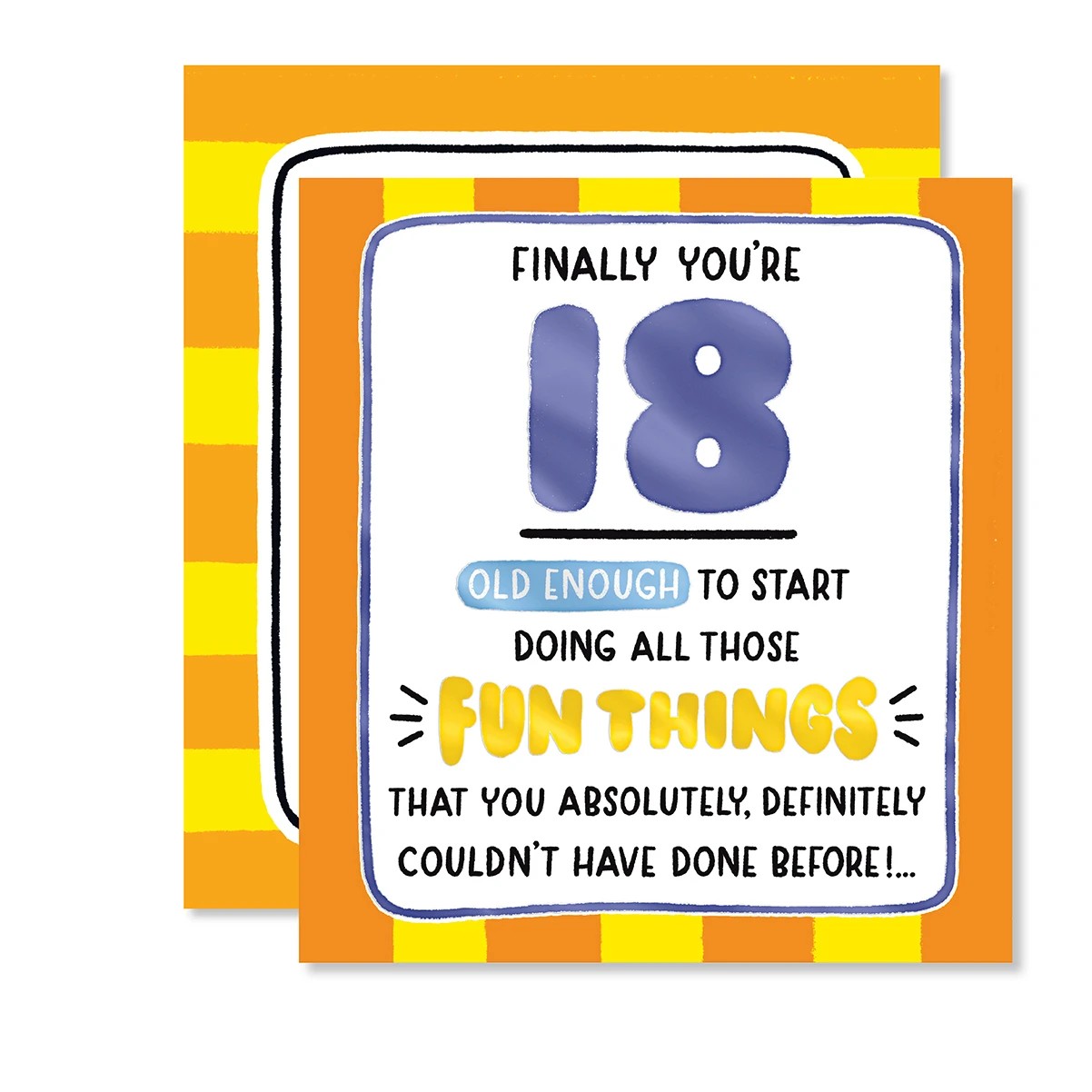 1 Hallmark 18th Birthday Card - Finally You're 18, 1 of 3
