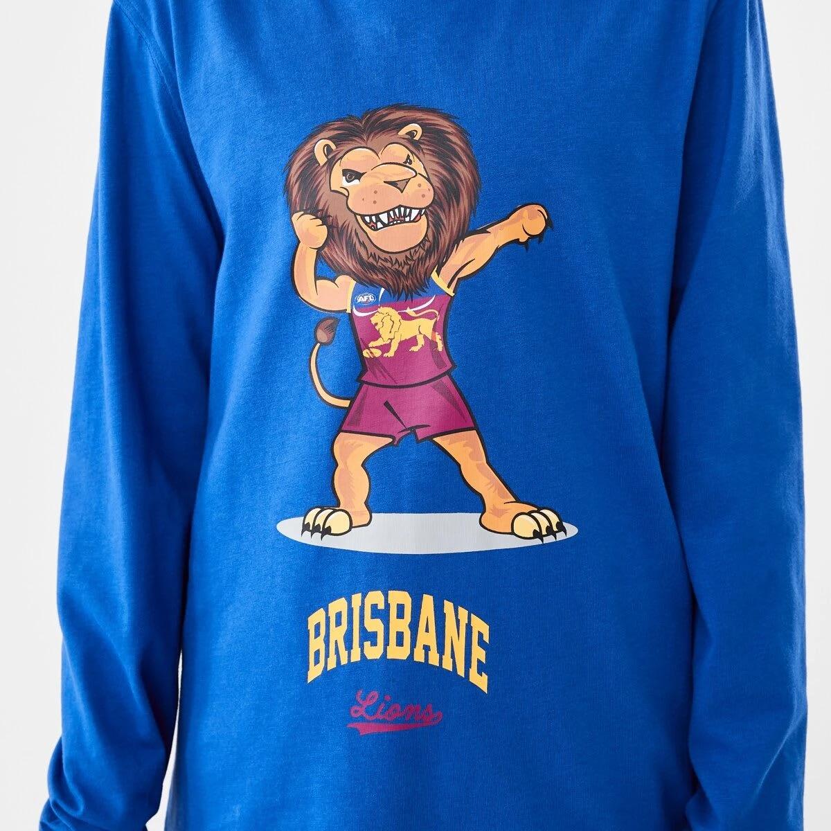4 Official AFL Kids Pyjama Set Brisbane, 4 of 9
