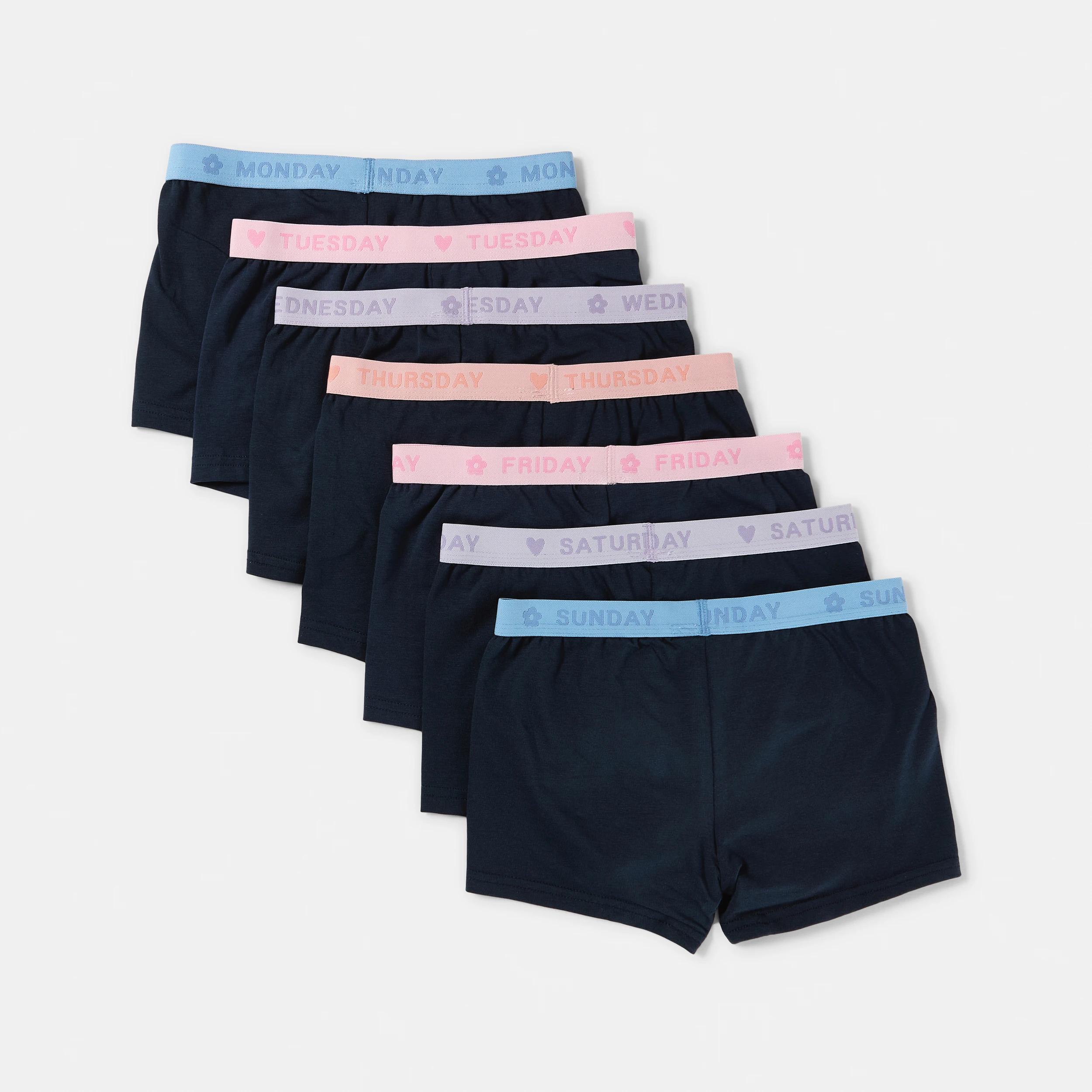2 7 Pack Shorties NAVY PASTEL DAYS, 2 of 10