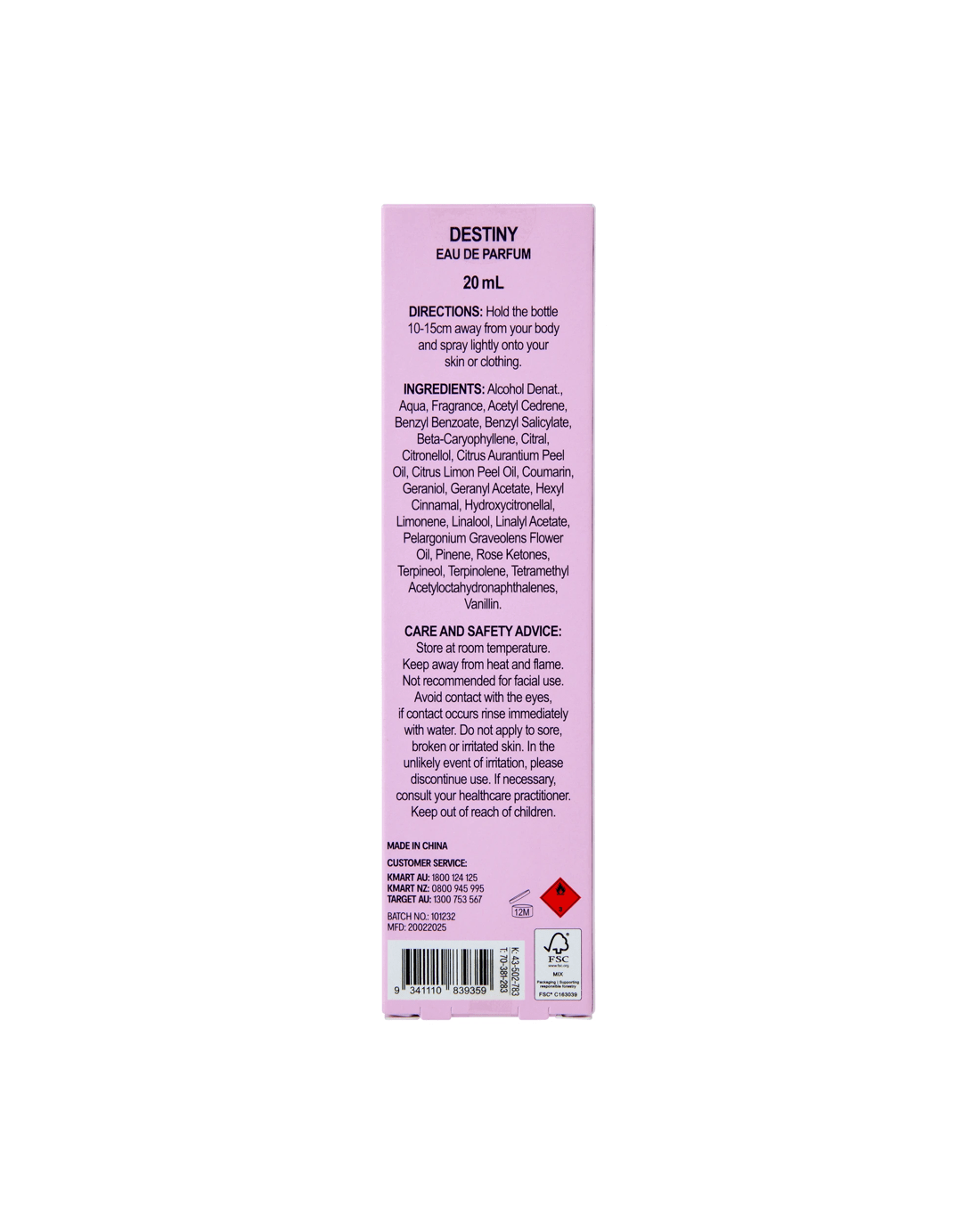 6 OXX Fragrance Destiny Eau De Parfum 20ml, 6 of 6