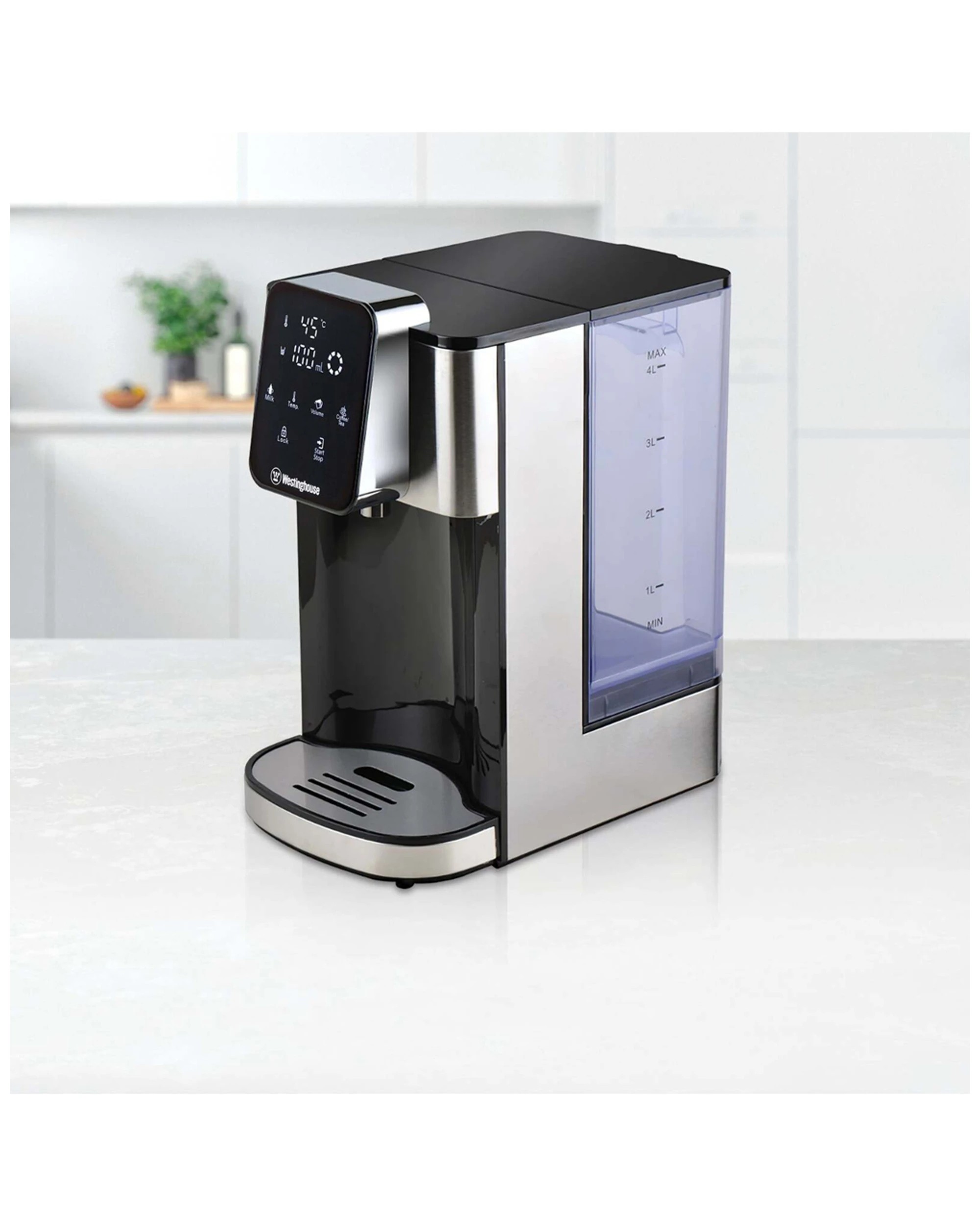 2 Westinghouse 4l Benchtop Adjustable Instant Hot Water Dispenser Stainless Steel
 - Silver, 2 of 7