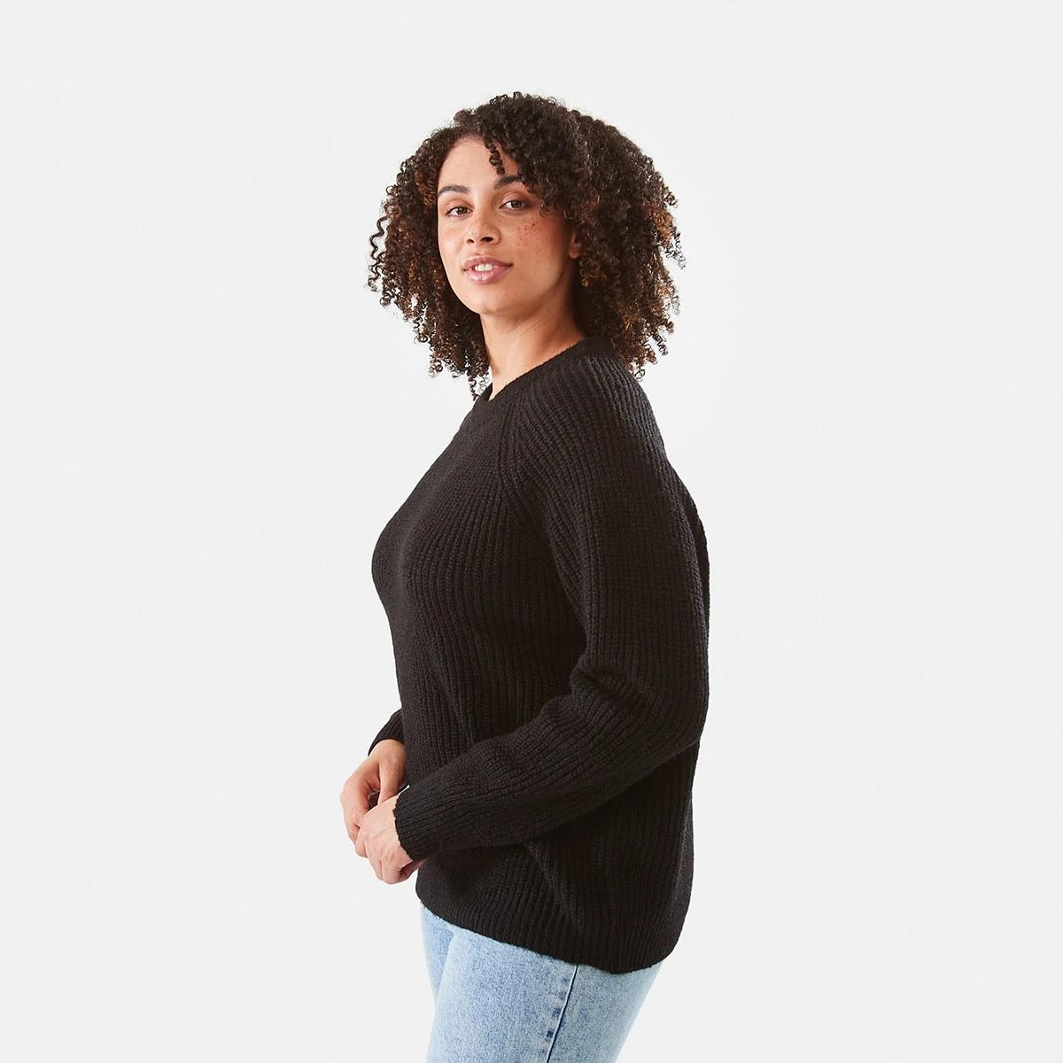 2 Loose Knit Jumper Black, 2 of 6