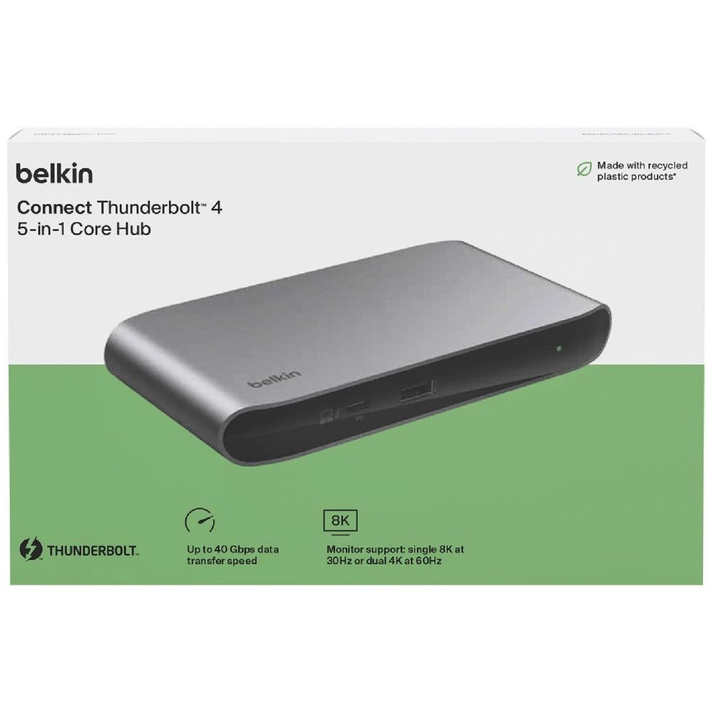 6 Belkin Connect Thunderbolt 4 5-in-1 Core Hub, 6 of 10