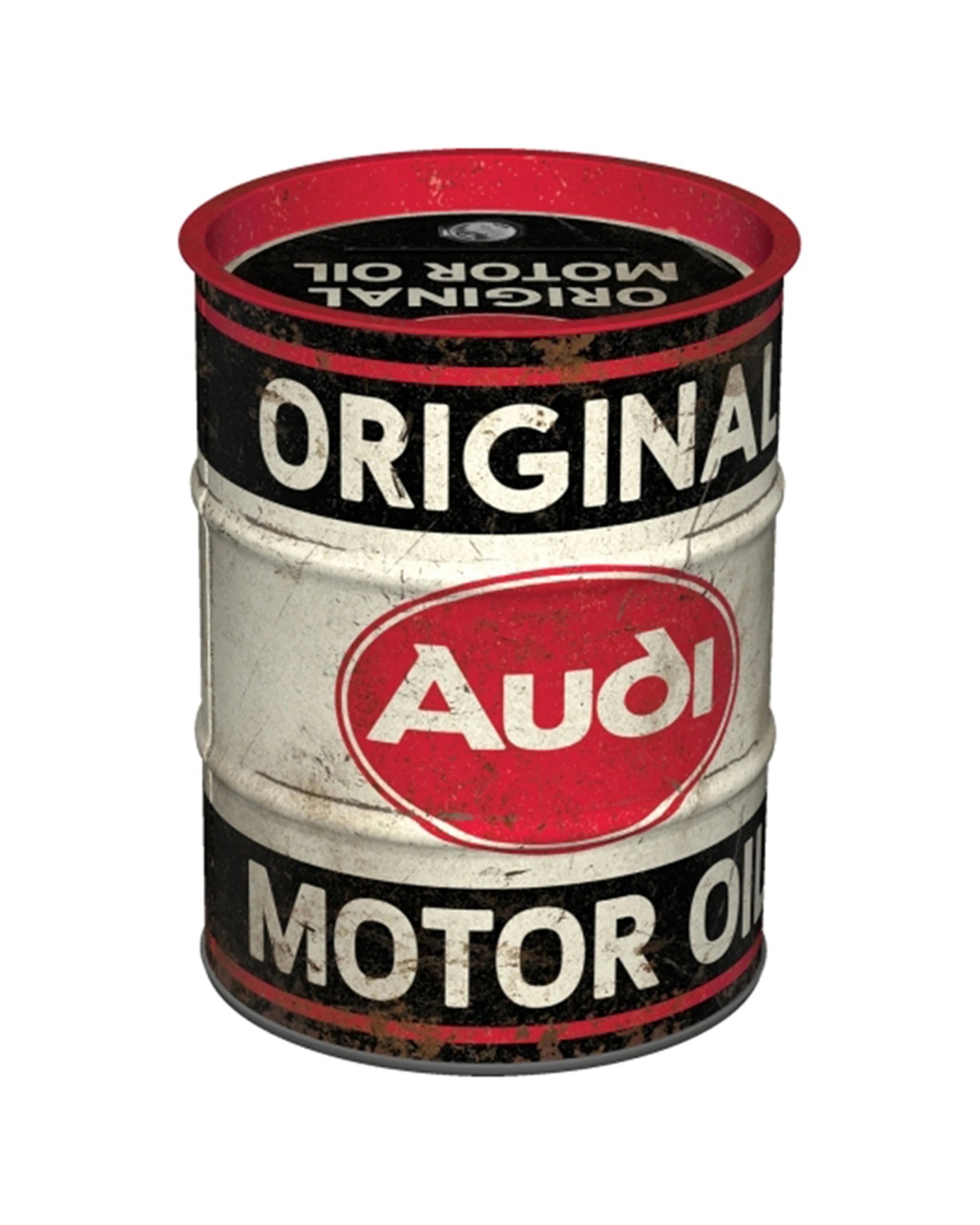 1 Nostalgic-Art Storage Money Box - Oil Barrel Audi Original Motor Oil - Multi, 1 of 3