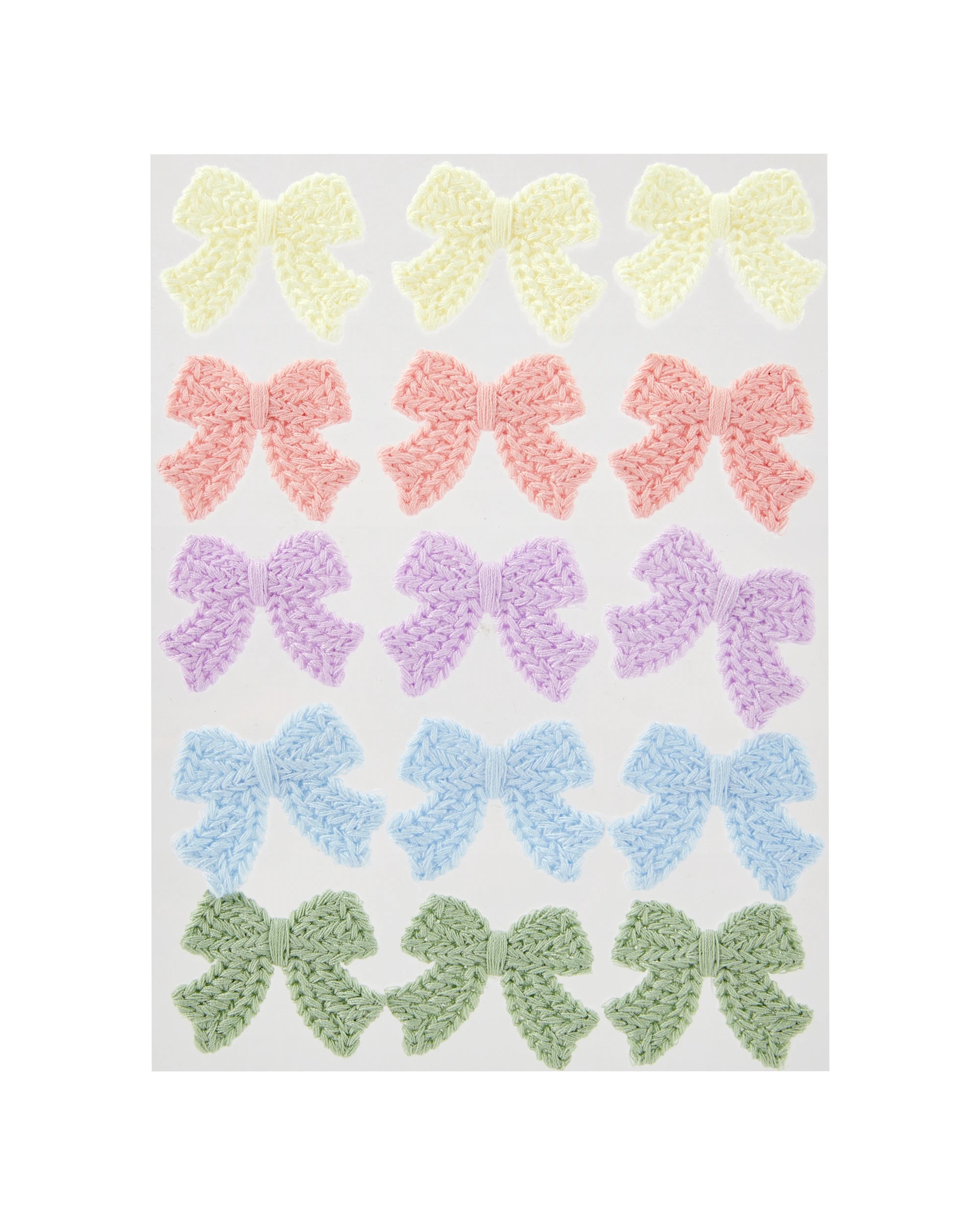 2 15 Pack Easter Craft Knitted Bows, 2 of 3