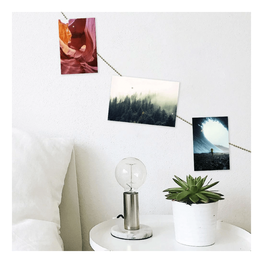 4 Three By Three Chained Up Magnet Display Silver, 4 of 4