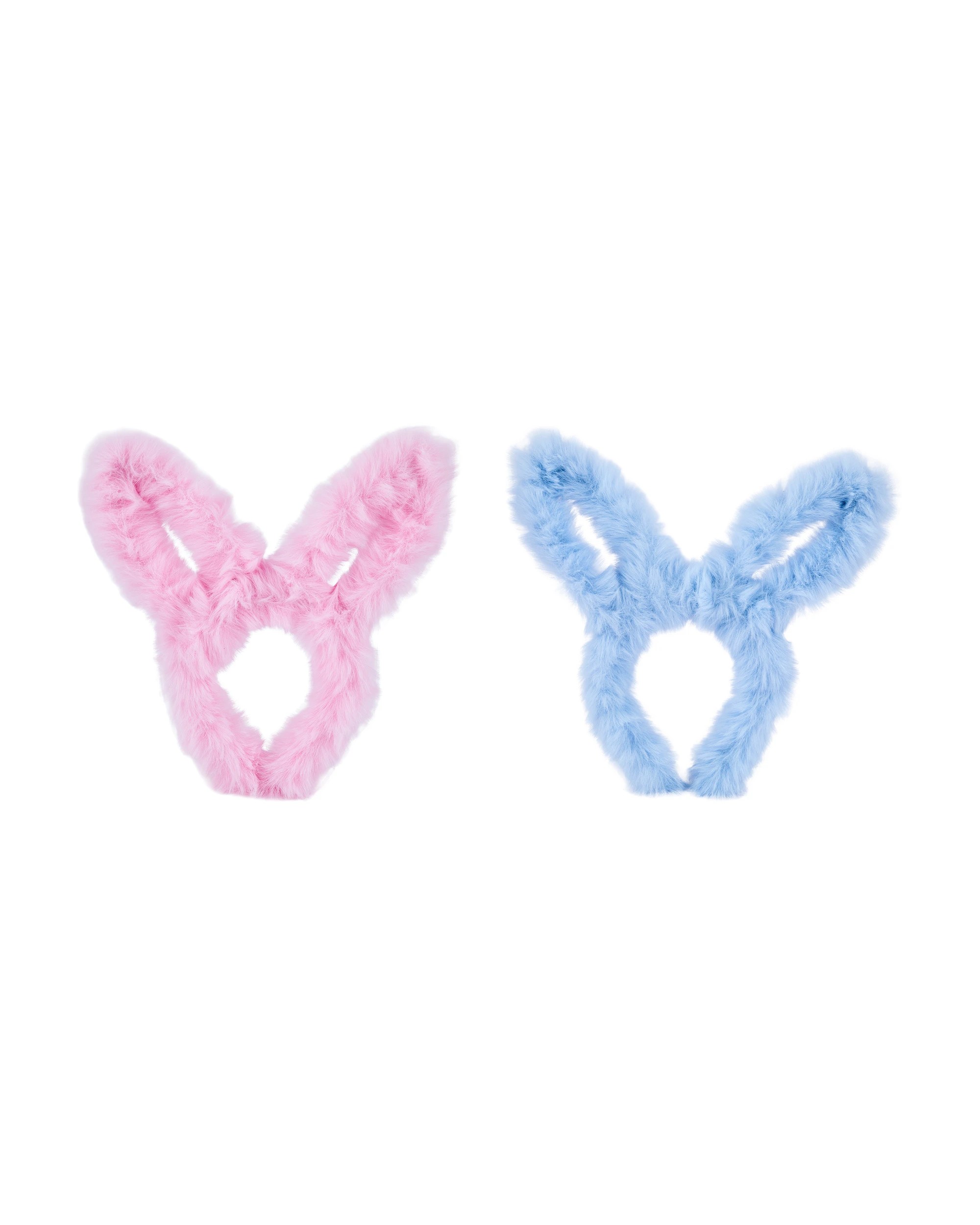 3 Coloured Plush Bunny Ears - Assorted, 3 of 4