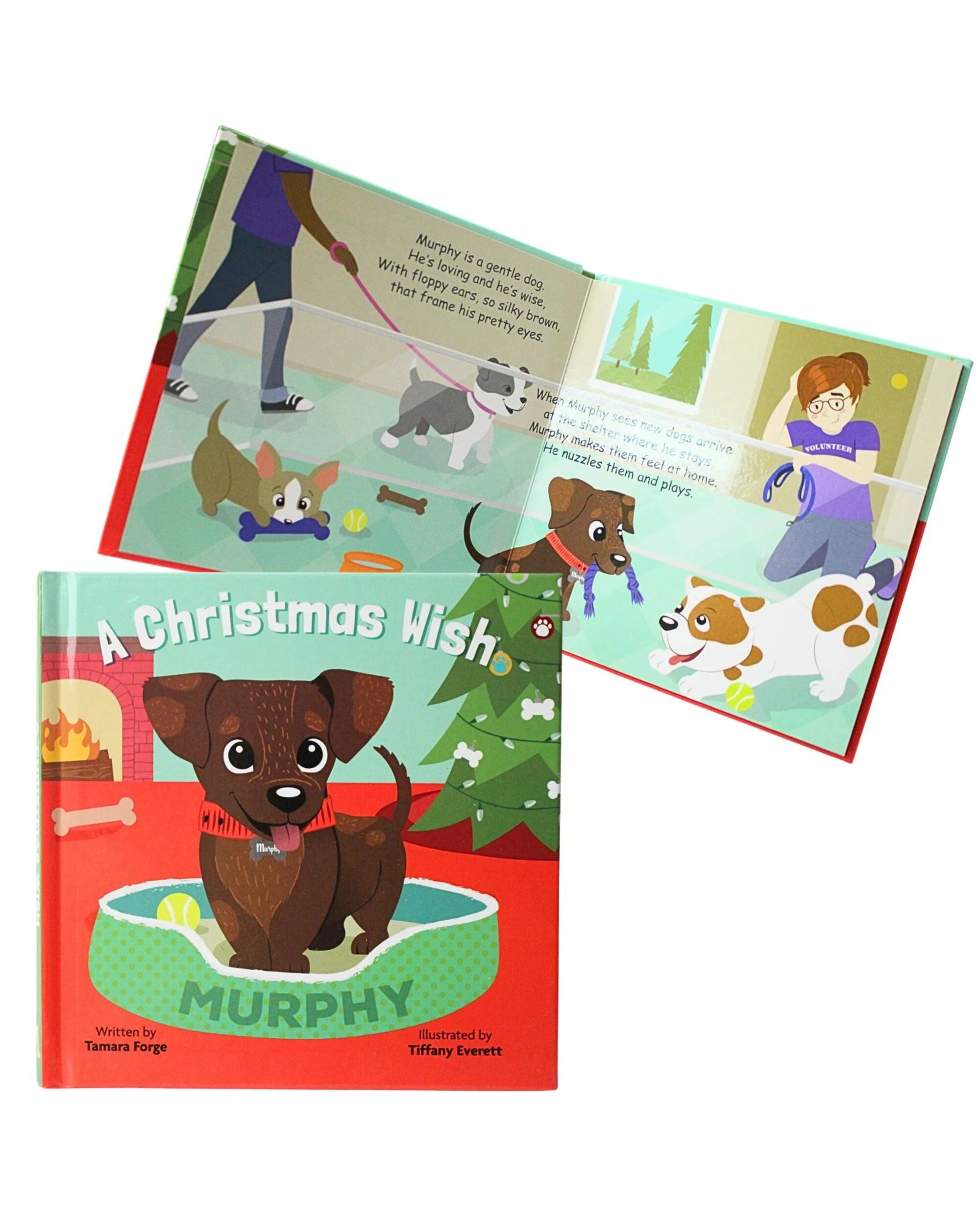 1 Artwrap Murphy A Christmas Wish Kids Story Book - Multi, 1 of 2
