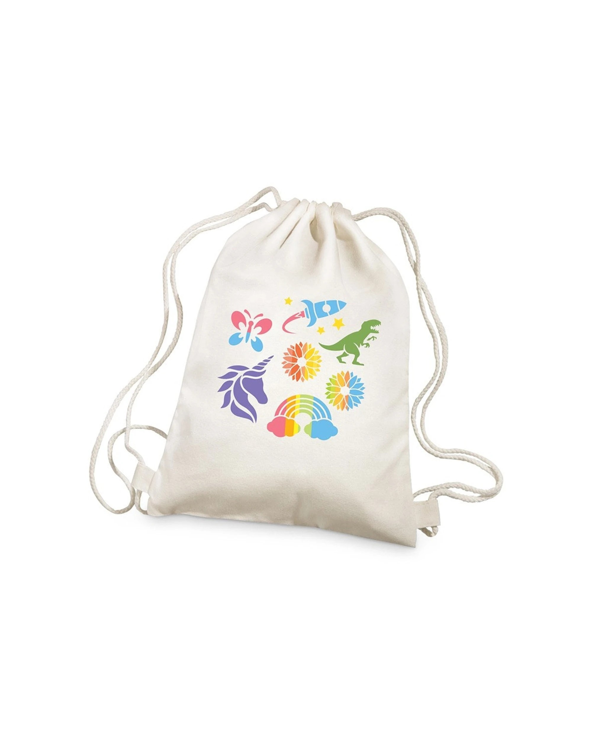 3 4M KidzMaker Stencil Backpack Printing Kids Children Art Craft Kit Set - Multi, 3 of 3