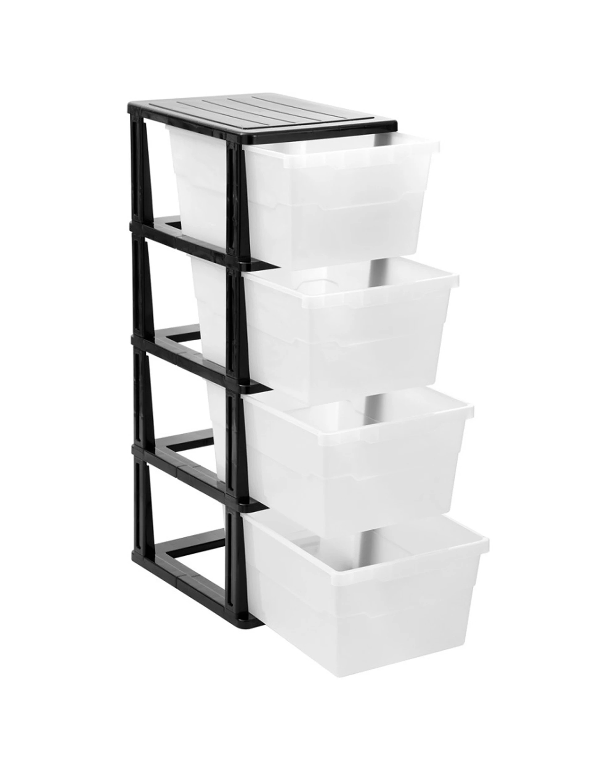 Boxsweden Stakit Mega 4 Drawer Organisation Storage Unit 38x48x103cm ...