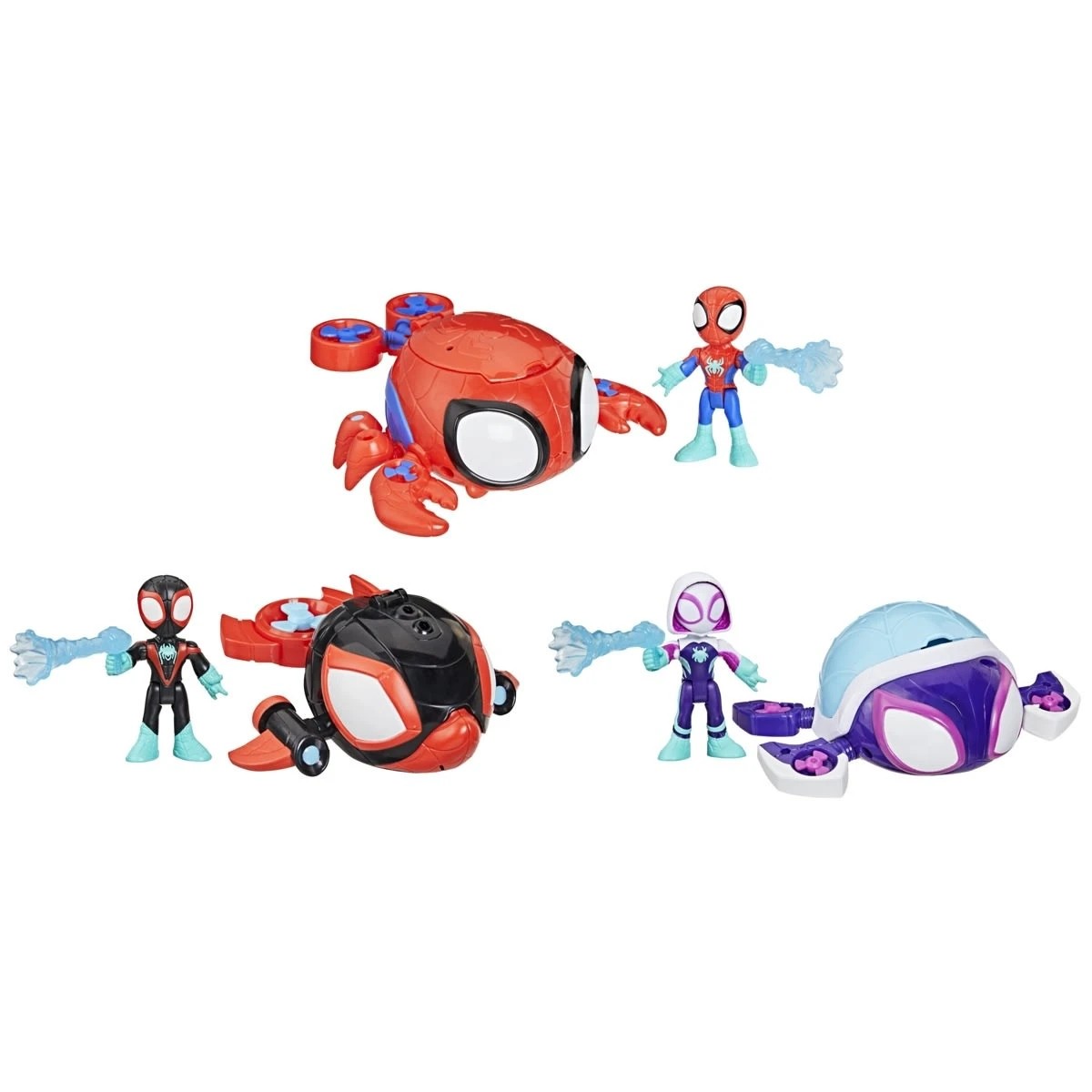 2 Disney Junior Marvel Spidey and his Amazing Friends Water Webs Vehicle - Assorted, 2 of 3