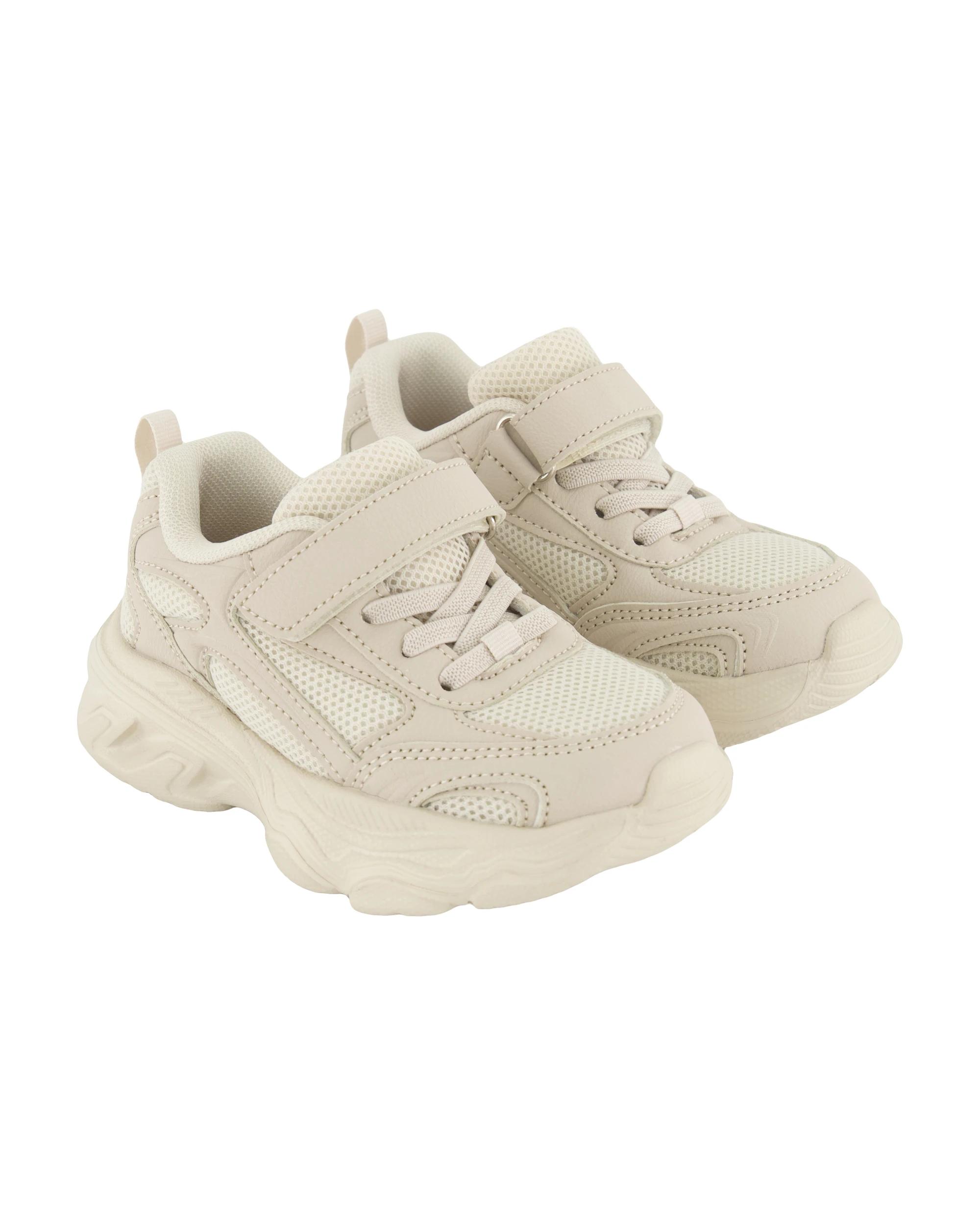 4 Junior Mesh Sneakers Cream, 4 of 4