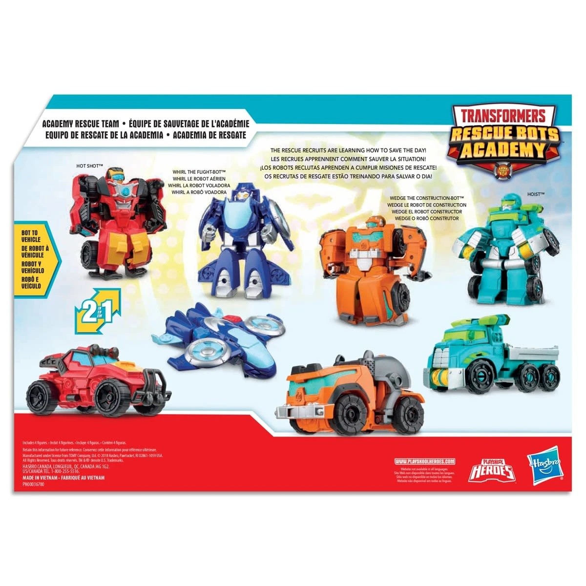 4 Transformers Rescue Bots Academy - Academy Rescue Team 4.5 inch Action Figure Set, 4 of 4