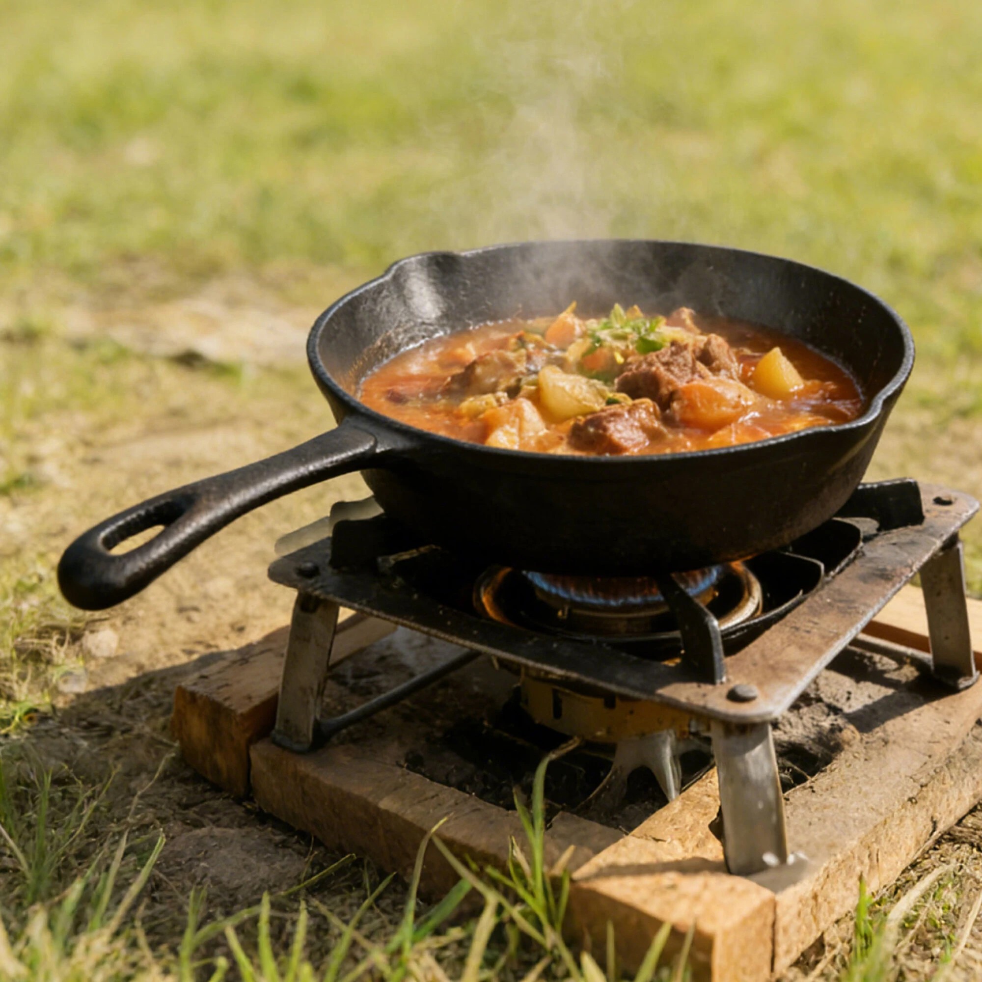 8 Toque Non Stick Frying Pan Cast Iron  20cm, 8 of 9