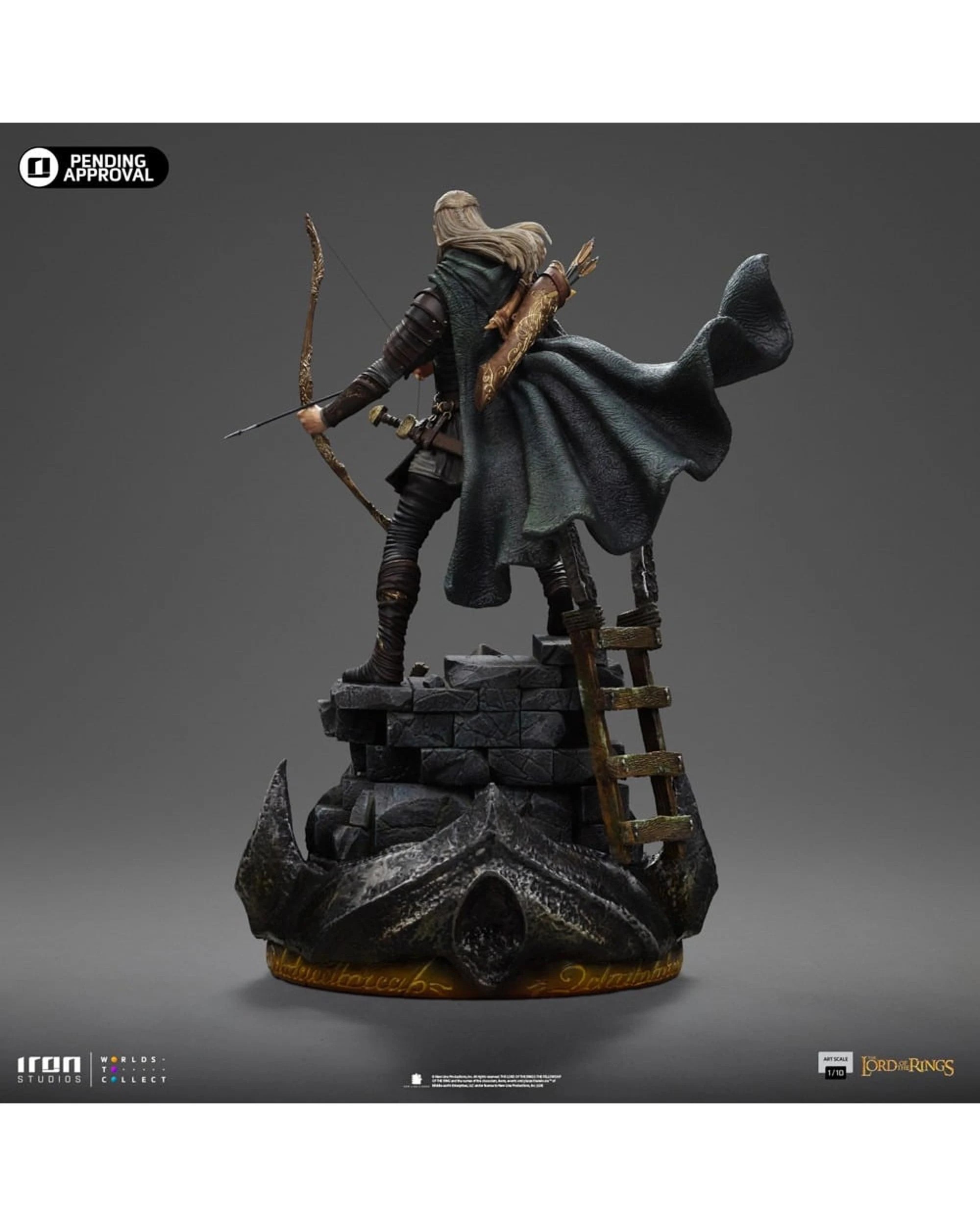 4 The Lord of the Rings Legolas Unleashed 1:10 Scale Statue, 4 of 7