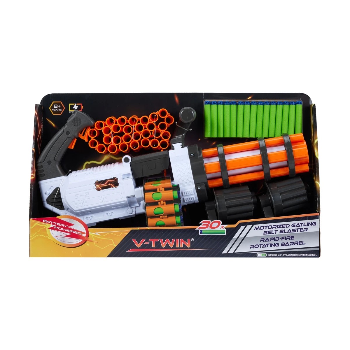 1 V-Twin Motorised Gatling Belt Blaster, 1 of 8