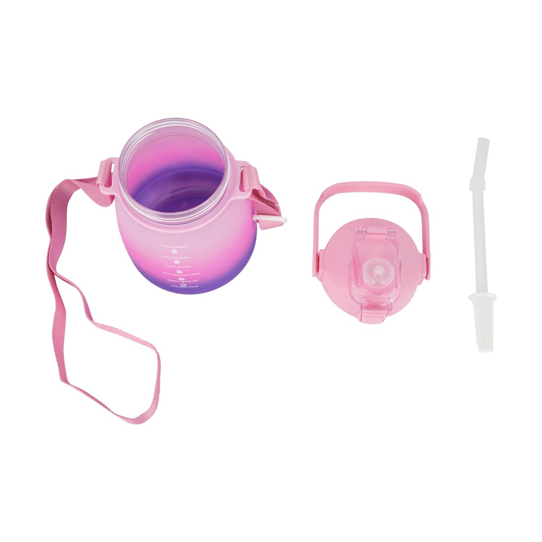 5 1.1L Pink Intake Bottle with Handle, 5 of 8