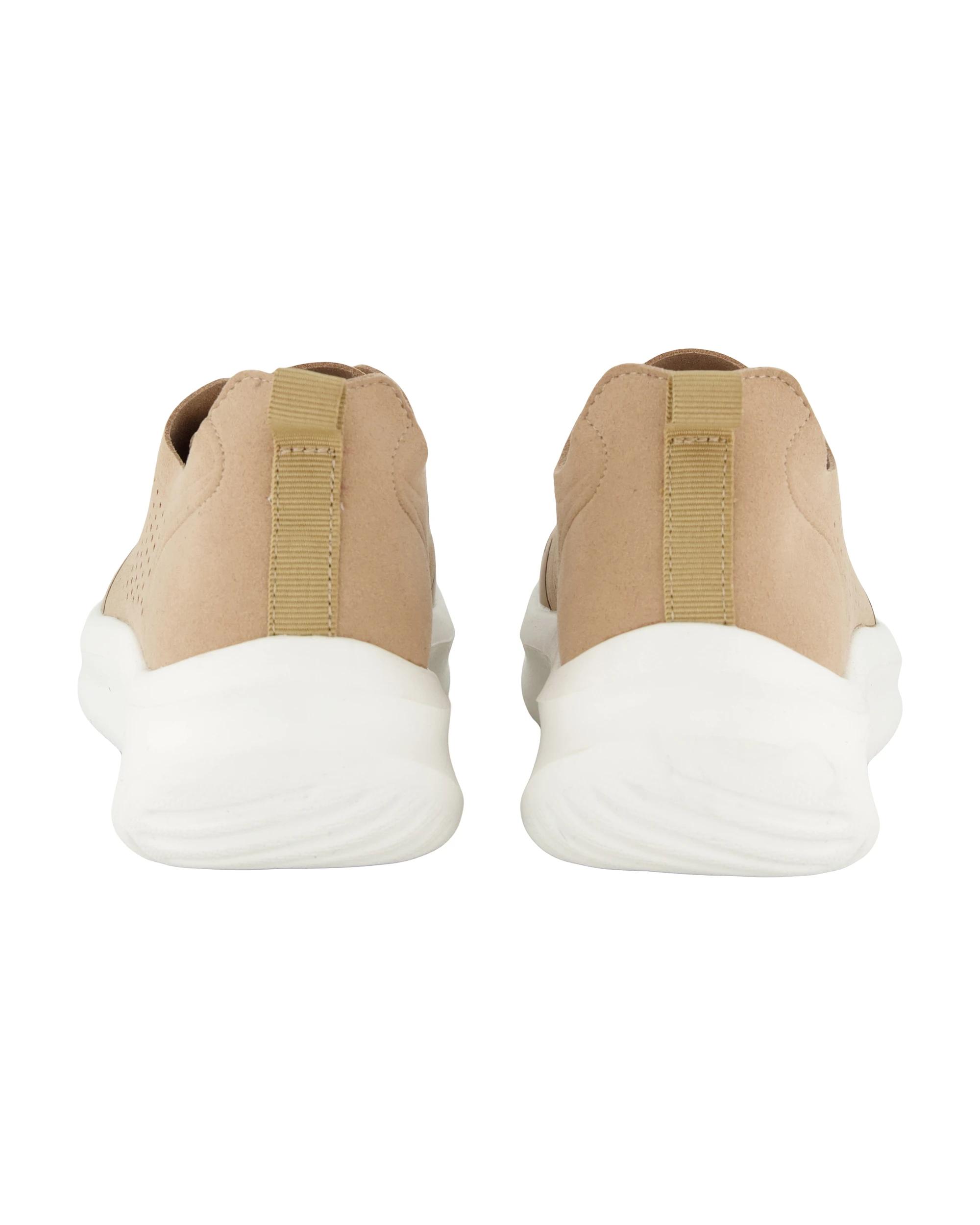 5 Perforated Dress Sneakers Taupe, 5 of 5