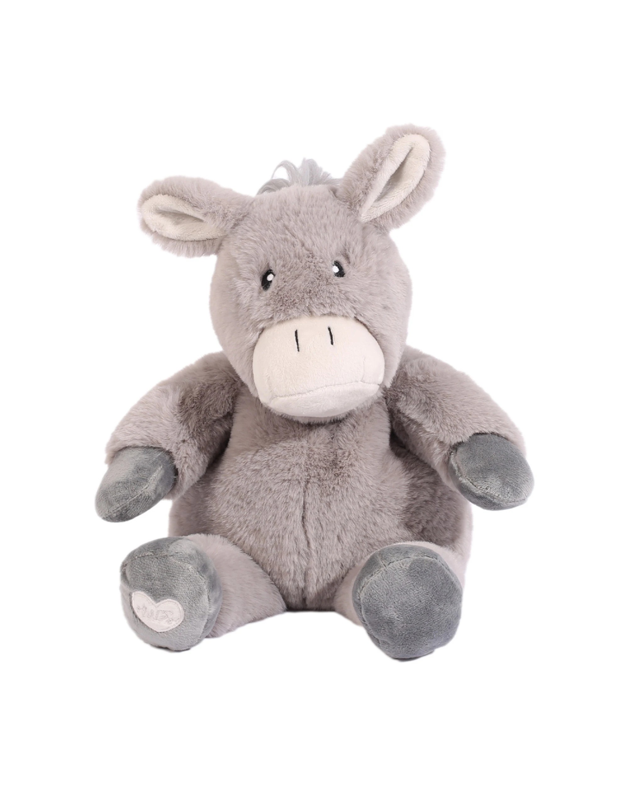 2 Splosh 2pc Toasty Hugs Diego Donkey Soft Plush Baby Toy 35cm - Grey, 2 of 6