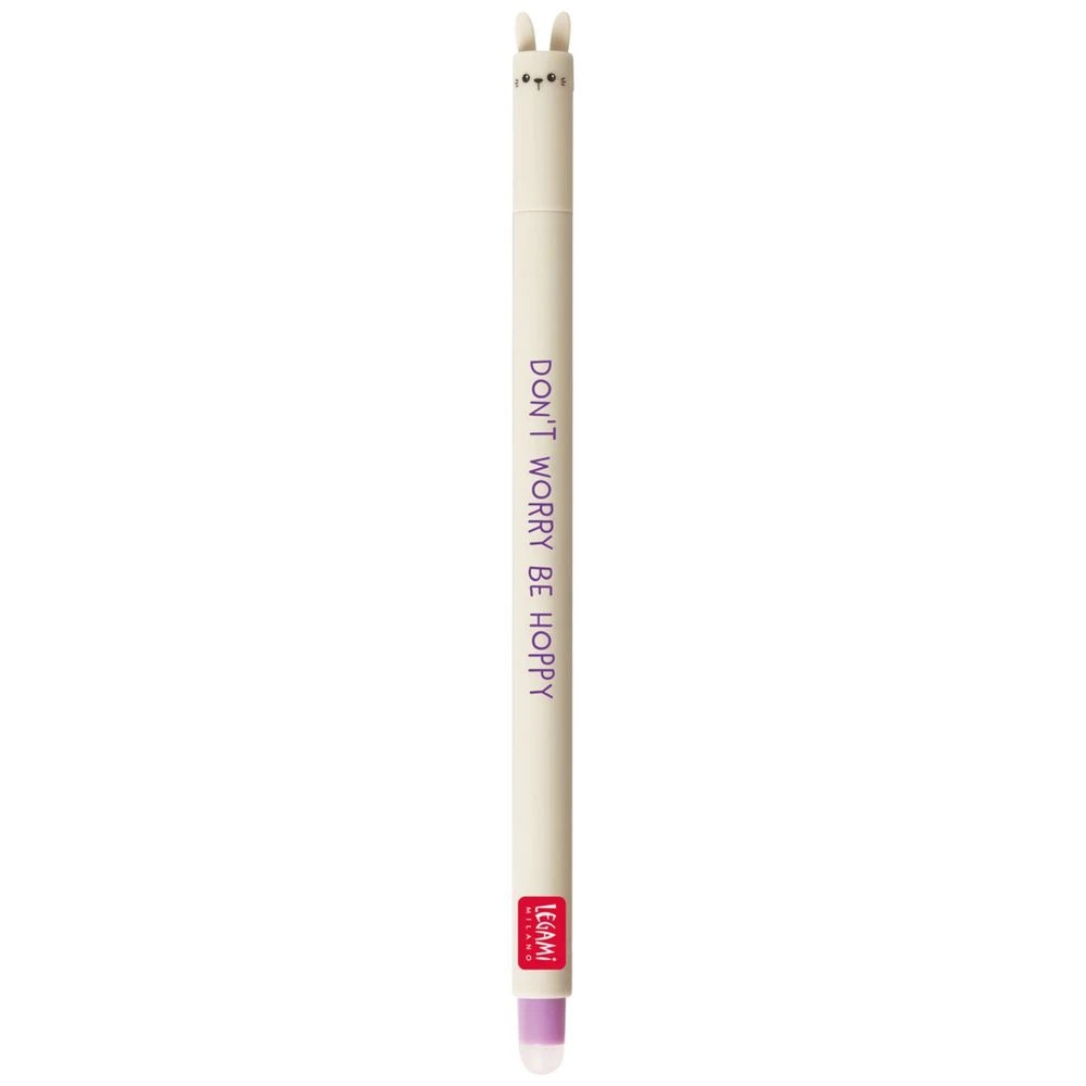 1 Legami Erasable Gel Pen Bunny Purple, 1 of 4