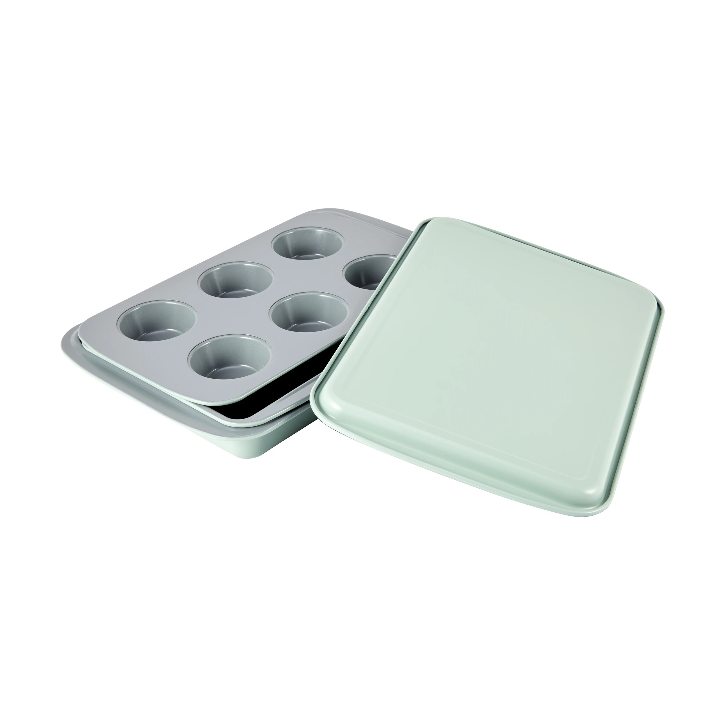4 5 Piece Bakeware Set - Sage and Dark Grey, 4 of 10