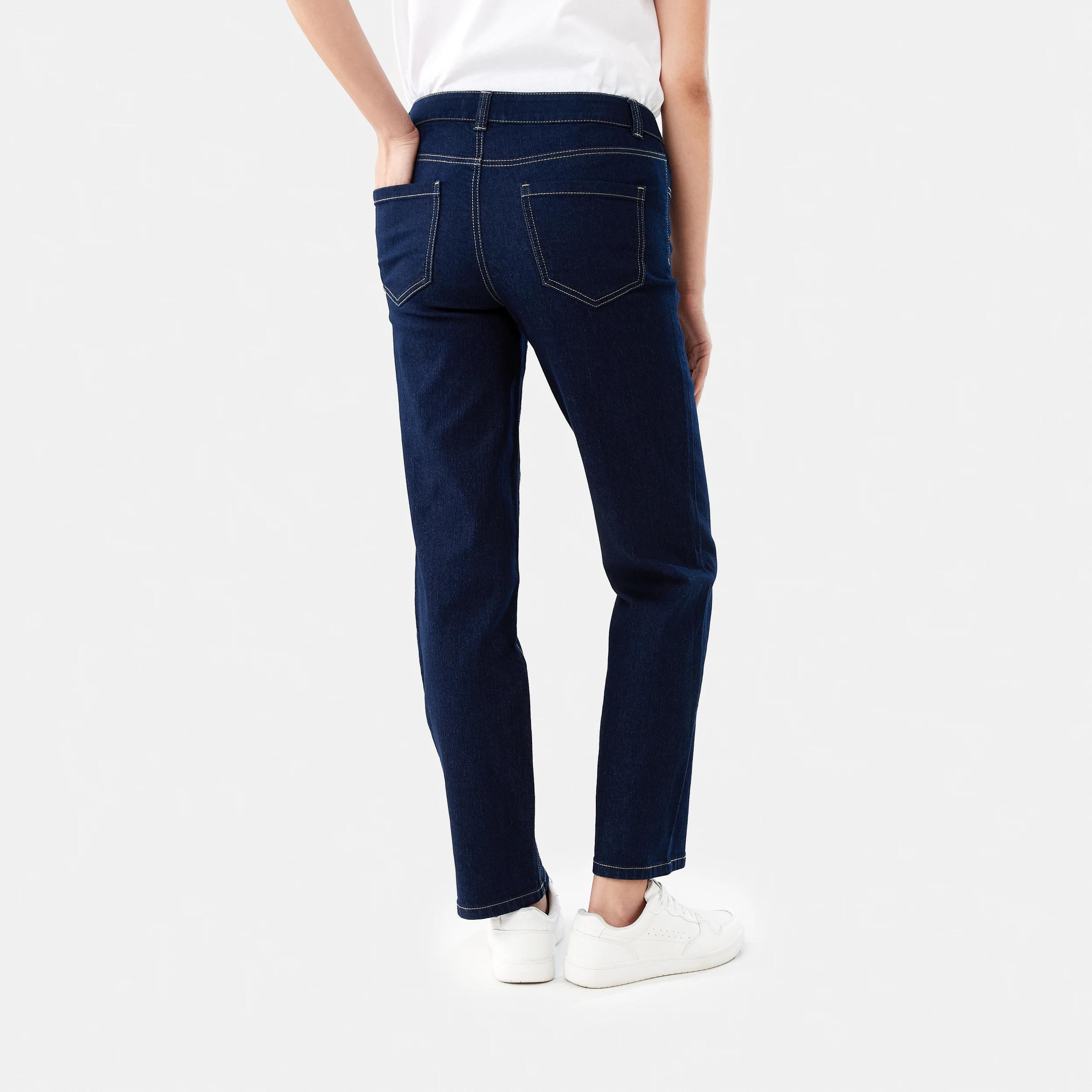 4 Classic Straight Jeans DENIM INDIGO, 4 of 10
