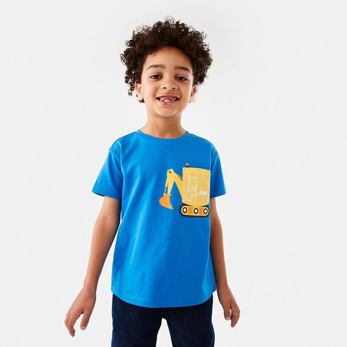 1 Novelty Pocket T-shirt Frnch Dig, 1 of 8
