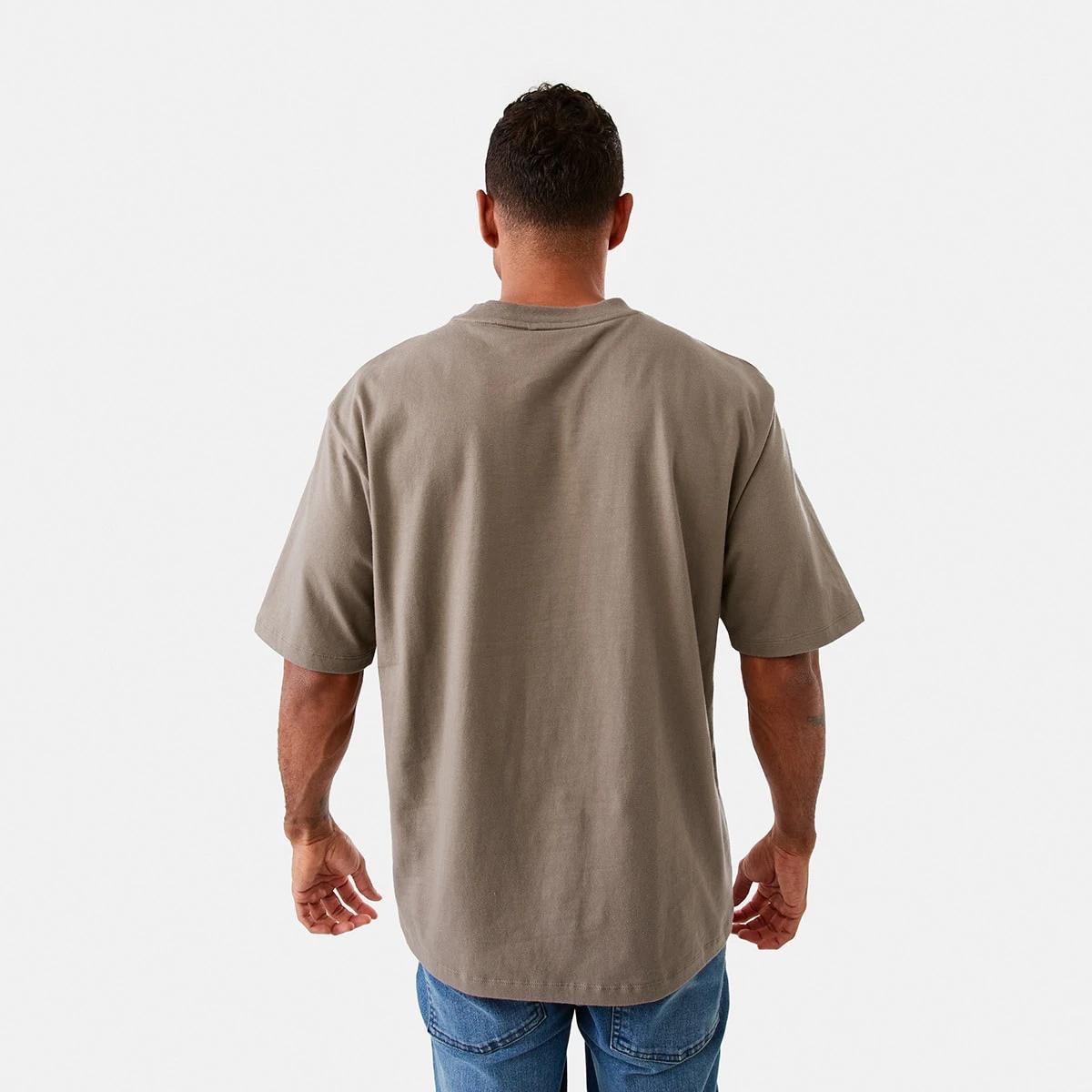 3 Oversized Heavyweight T-shirt Brn Eagle, 3 of 8