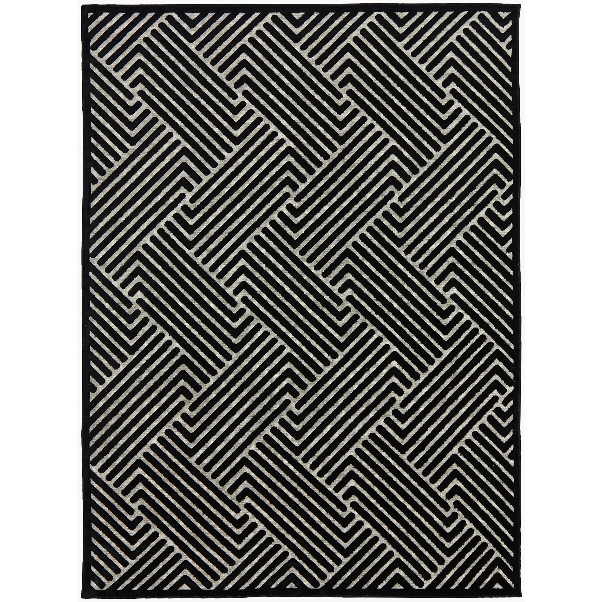 4 Common Ground Rugs Citadel Cindy 290x200 cm Rug - Black, 4 of 8