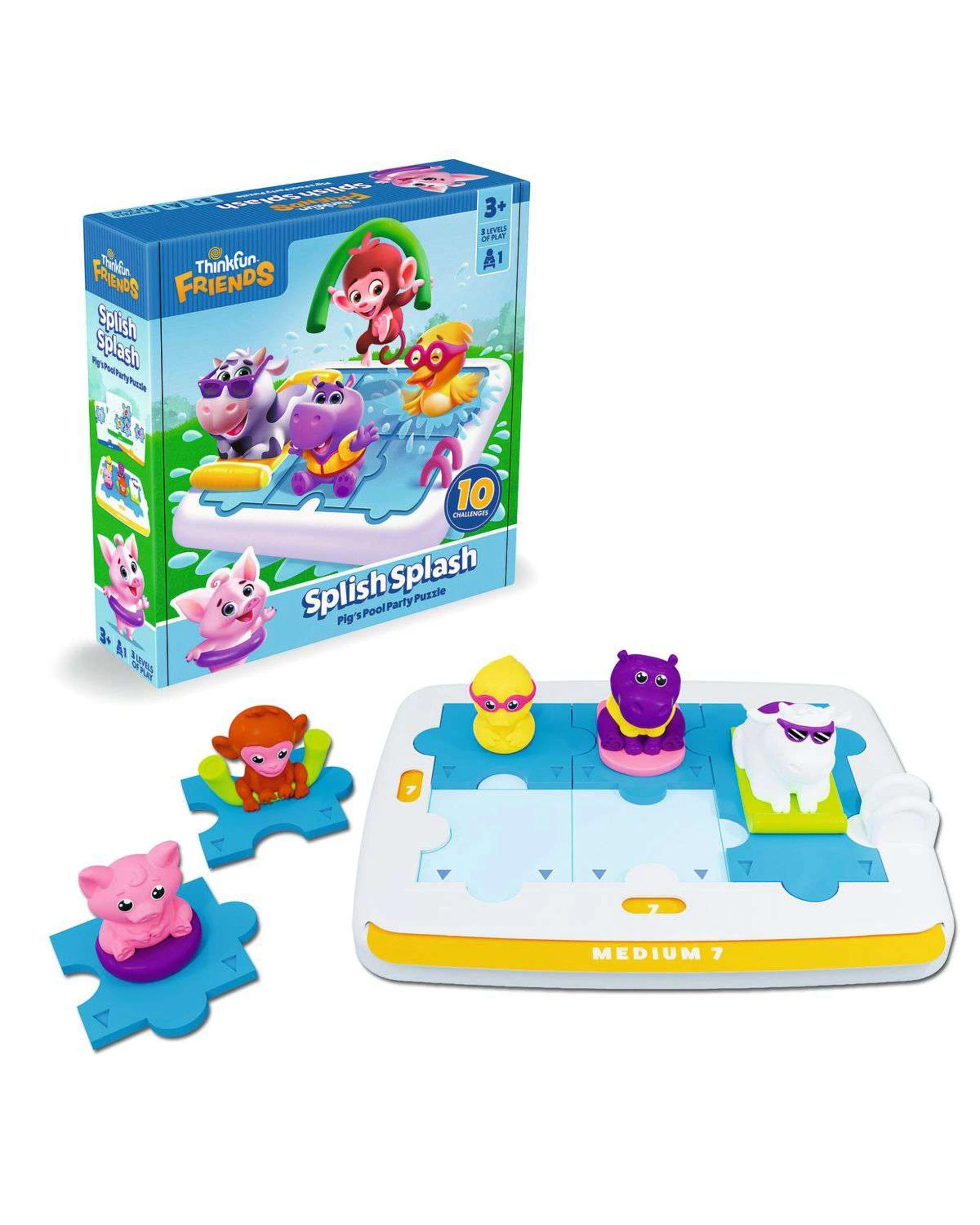 1 ThinkFun Friends: Splish Splash Puzzle Game, 1 of 4