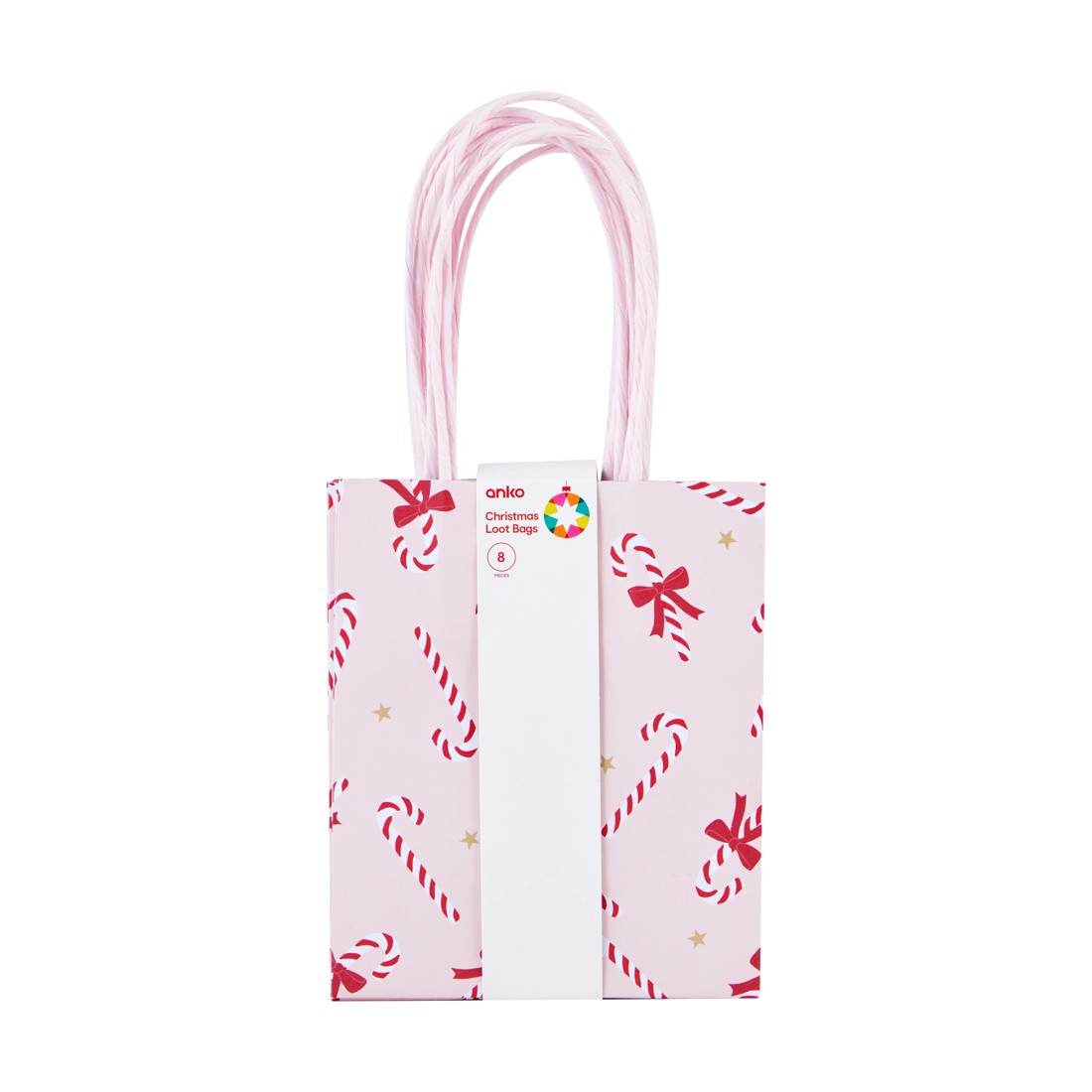 6 8 Piece Christmas Loot Bags, 6 of 7