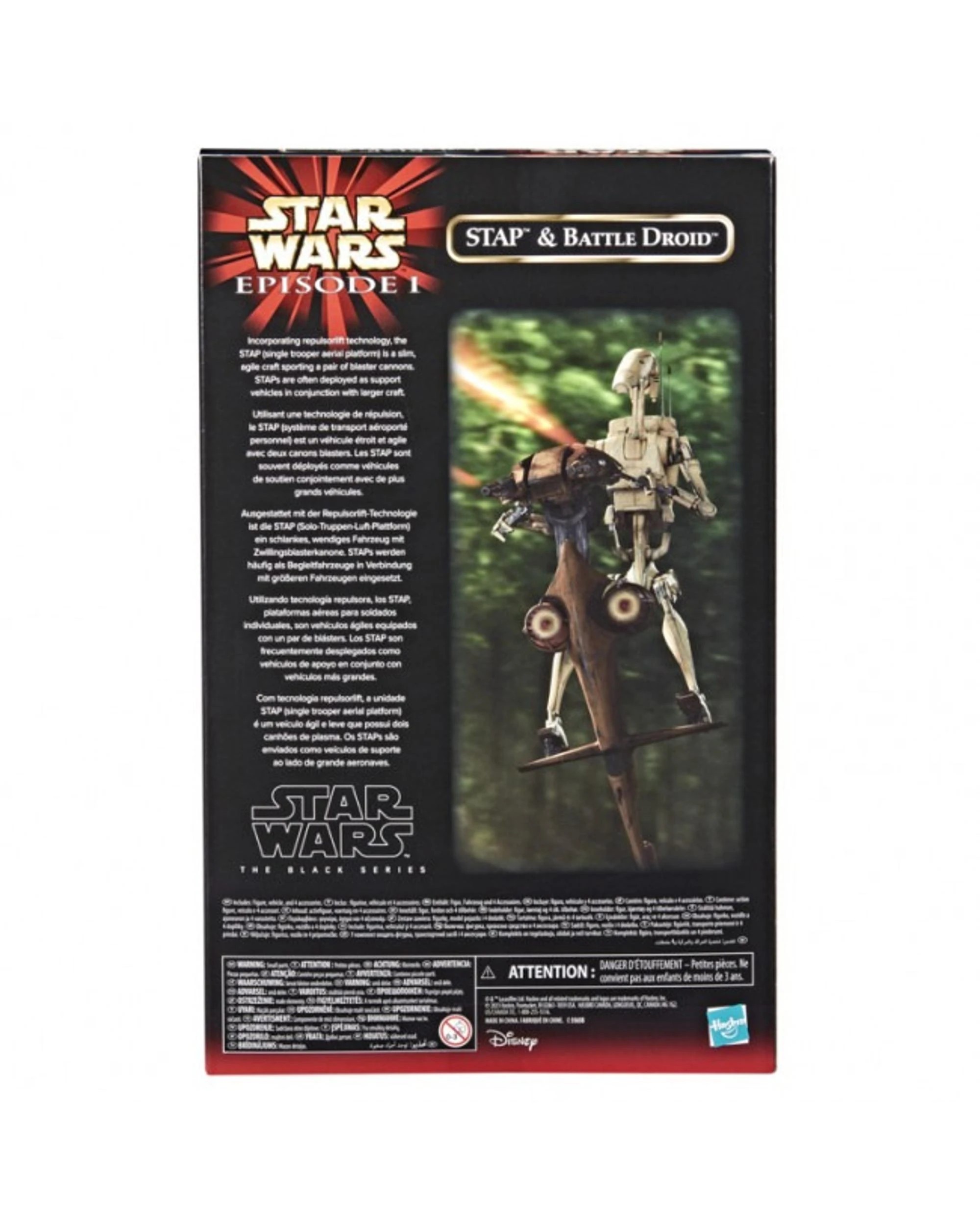 2 Star Wars The Black Series: Episode 1 STAP and Battle Droid Figure, 2 of 7