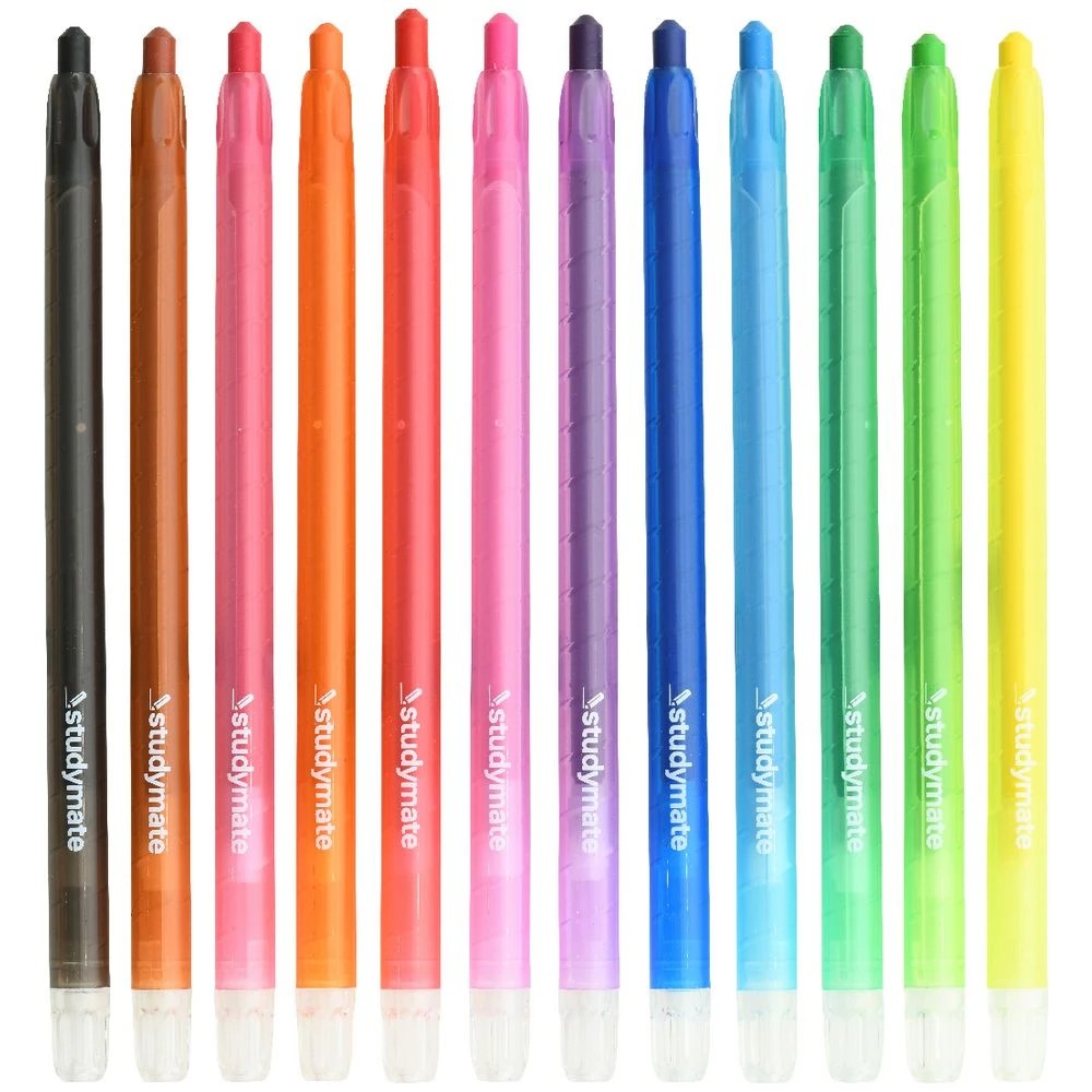 3 Studymate Twistable Crayons 12 Pack, 3 of 10